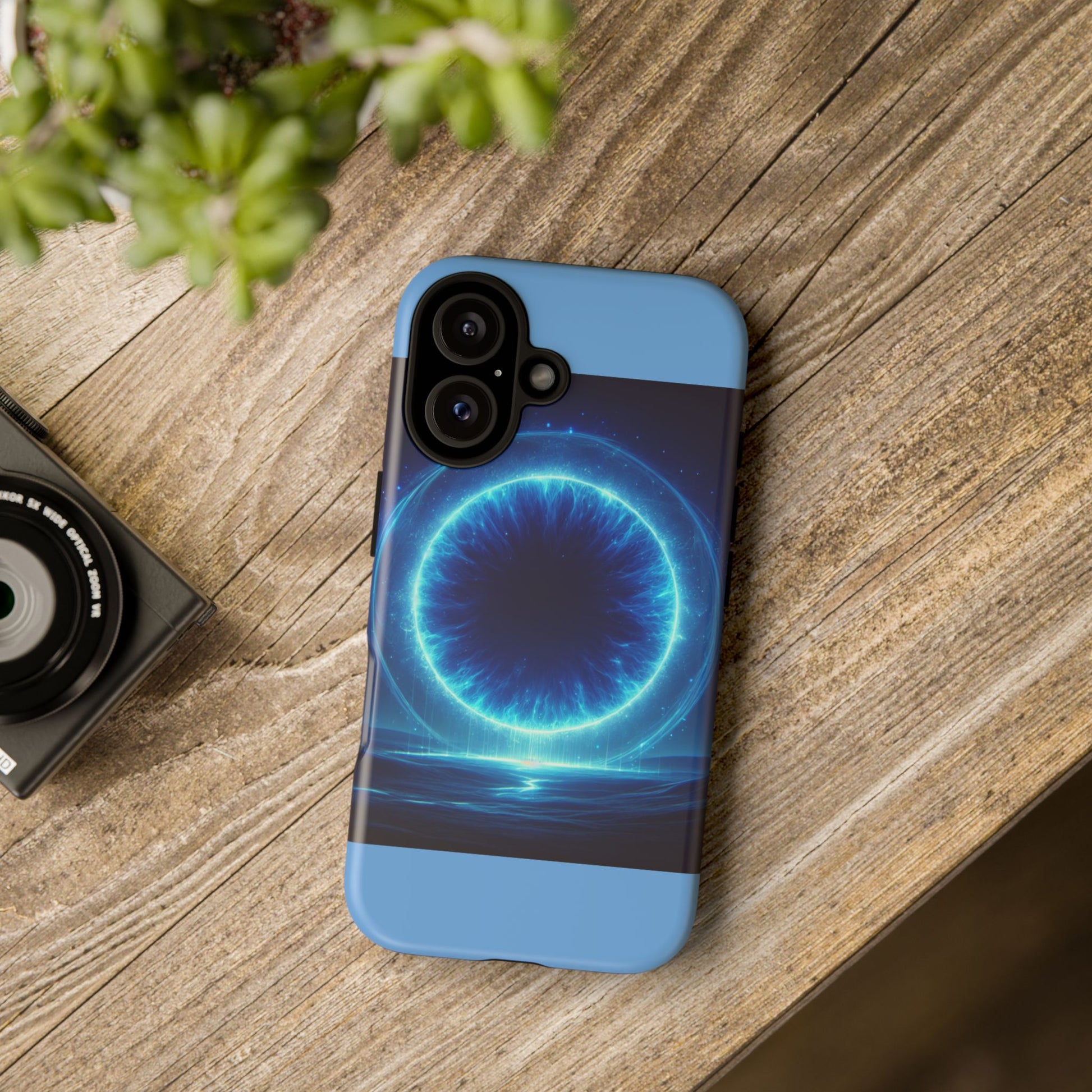 Blue Galaxy Phone Case, Tough Phone Cover, Cosmic Protection Case, Space Design, Gift for Space Lovers