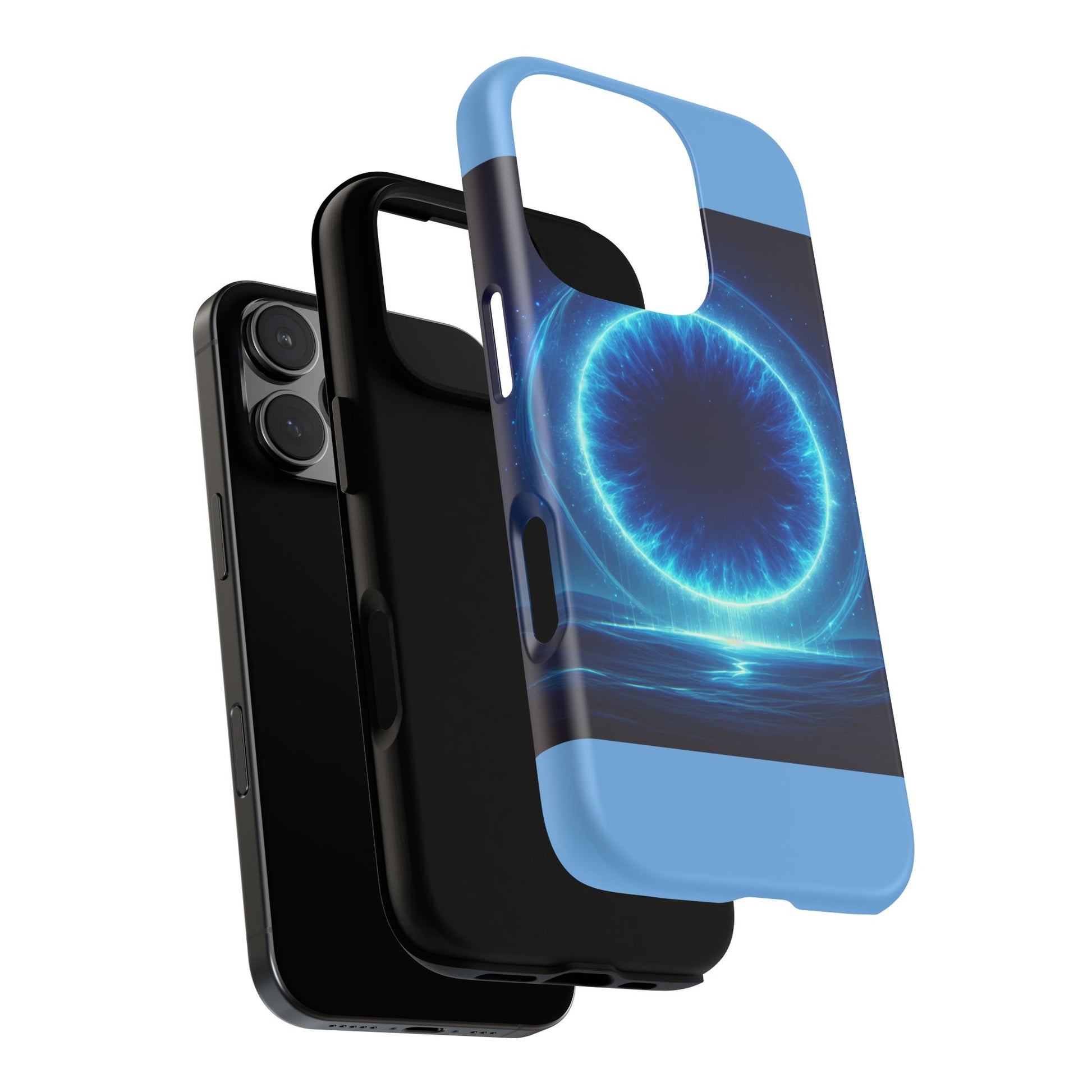 Blue Galaxy Phone Case, Tough Phone Cover, Cosmic Protection Case, Space Design, Gift for Space Lovers