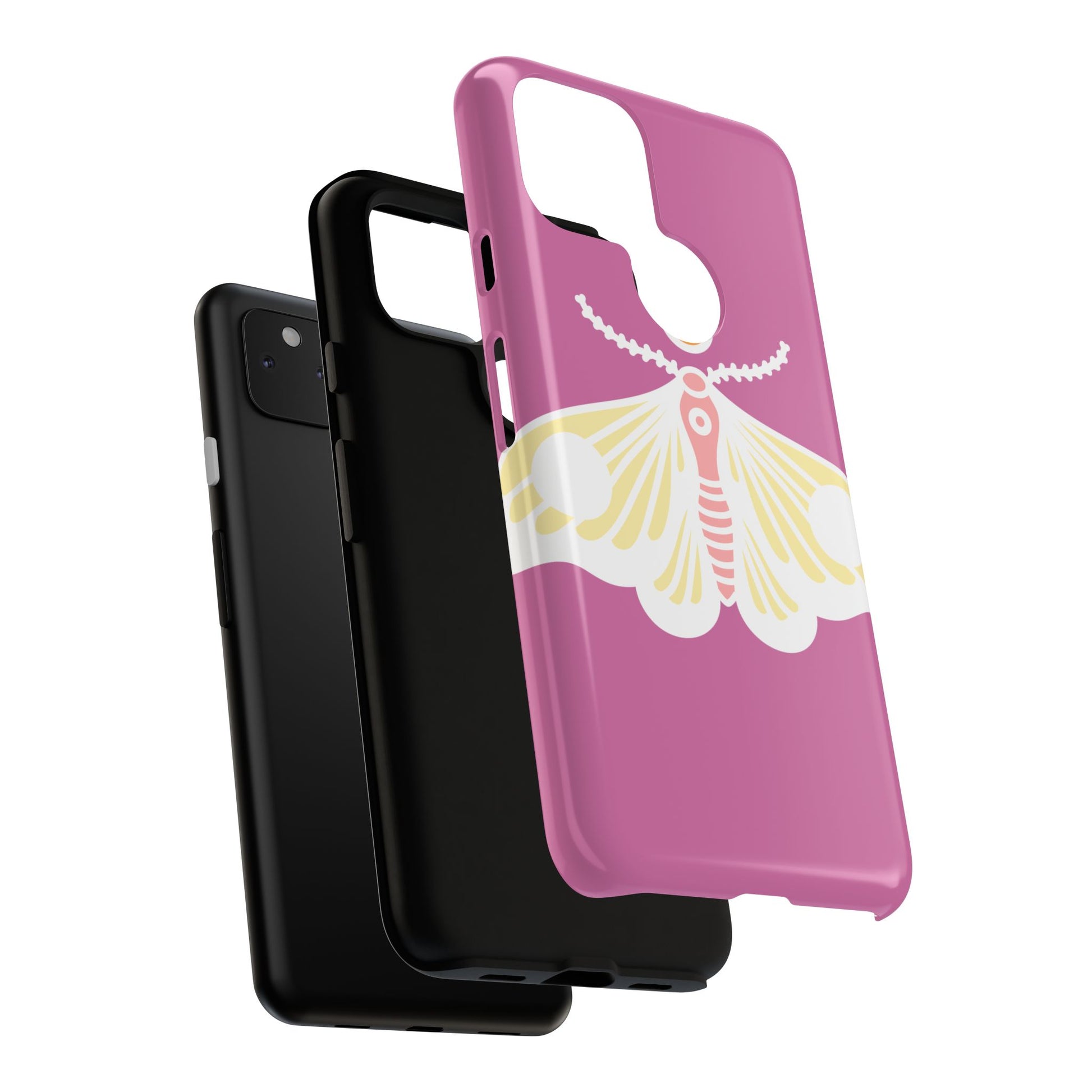 Colorful Moth Phone Case | Tough Cases for iPhone, Unique Gift, Nature Lovers, Boho Style, Trendy Accessories