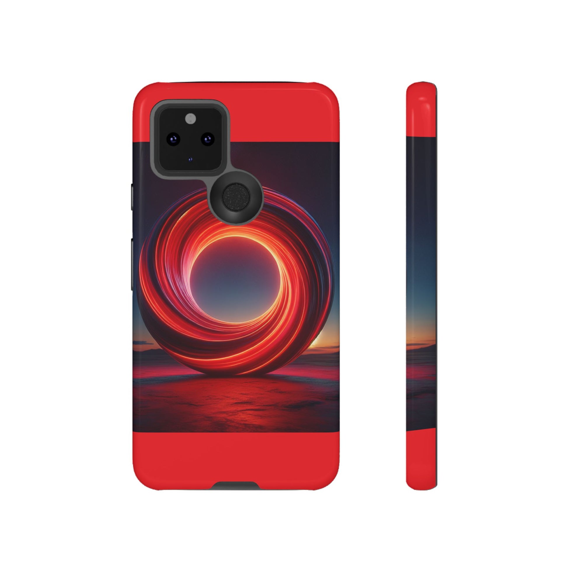 Vibrant Phone Case with Abstract Design, Tough Cases for Tech Lovers, Sleek Protection, Gift for Friends, Customizable Mobile Accessory