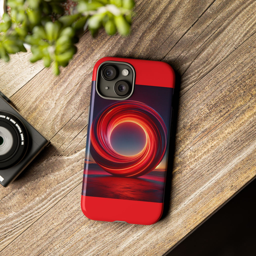 Vibrant Phone Case with Abstract Design, Tough Cases for Tech Lovers, Sleek Protection, Gift for Friends, Customizable Mobile Accessory