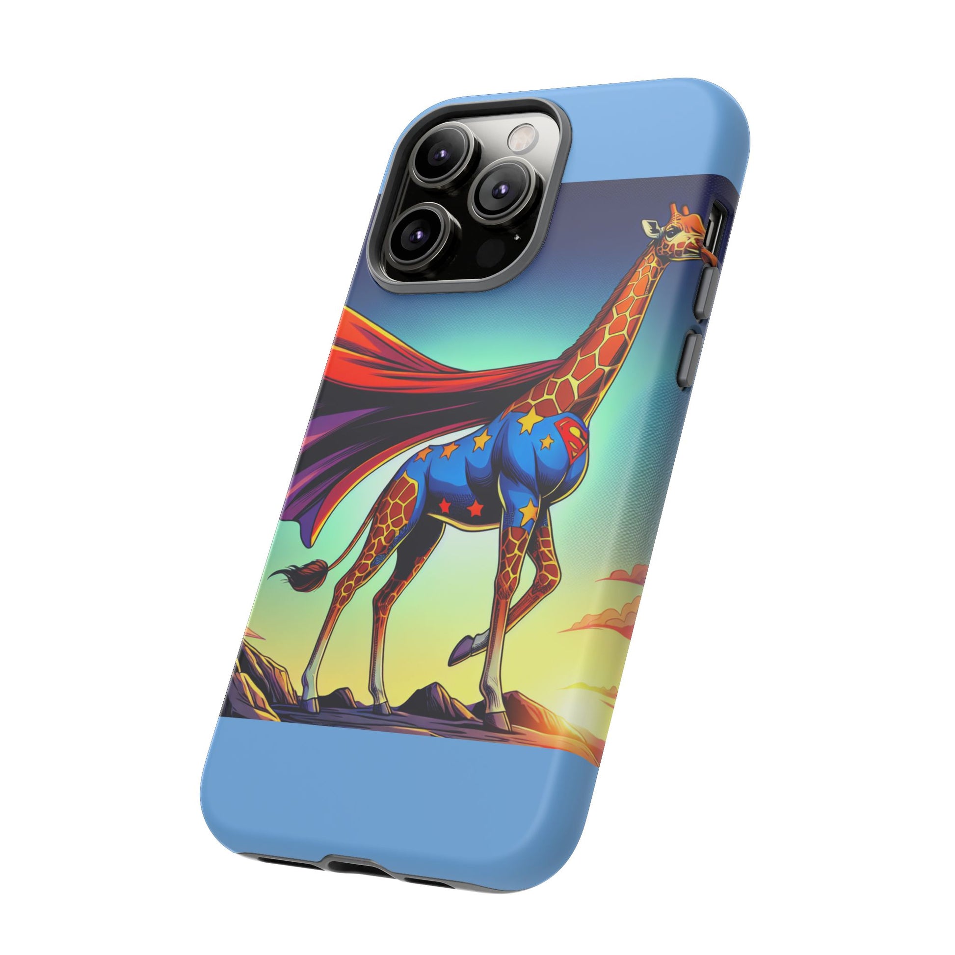Superhero Giraffe Phone Case | Tough Cases, Unique Gifts, Animal Lover Accessories, Fun Tech Protectors, Cute Phone Covers, Birthday Gift