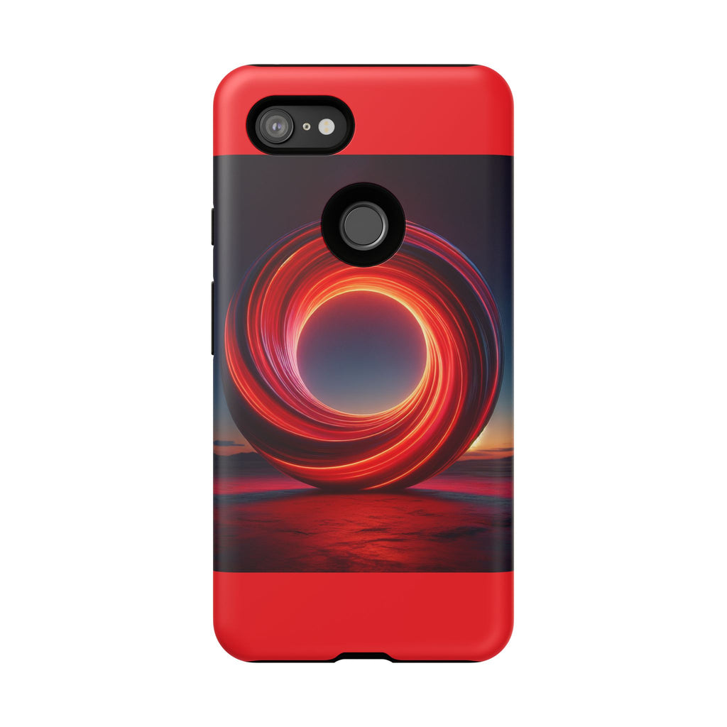 Vibrant Phone Case with Abstract Design, Tough Cases for Tech Lovers, Sleek Protection, Gift for Friends, Customizable Mobile Accessory