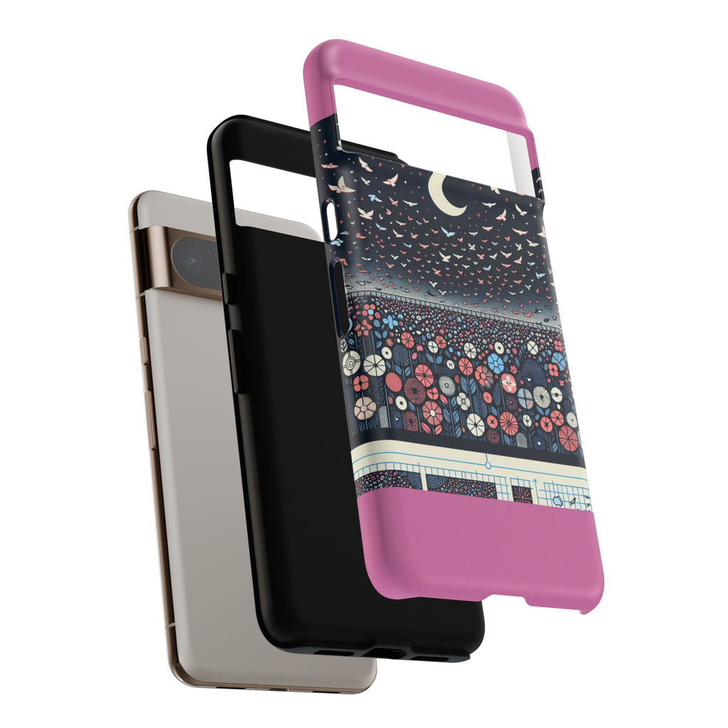 Floral Phone Case, Tough Cases for iPhone, Nature-Inspired Design, Gift for Her, Stylish Protection, Trending Accessory