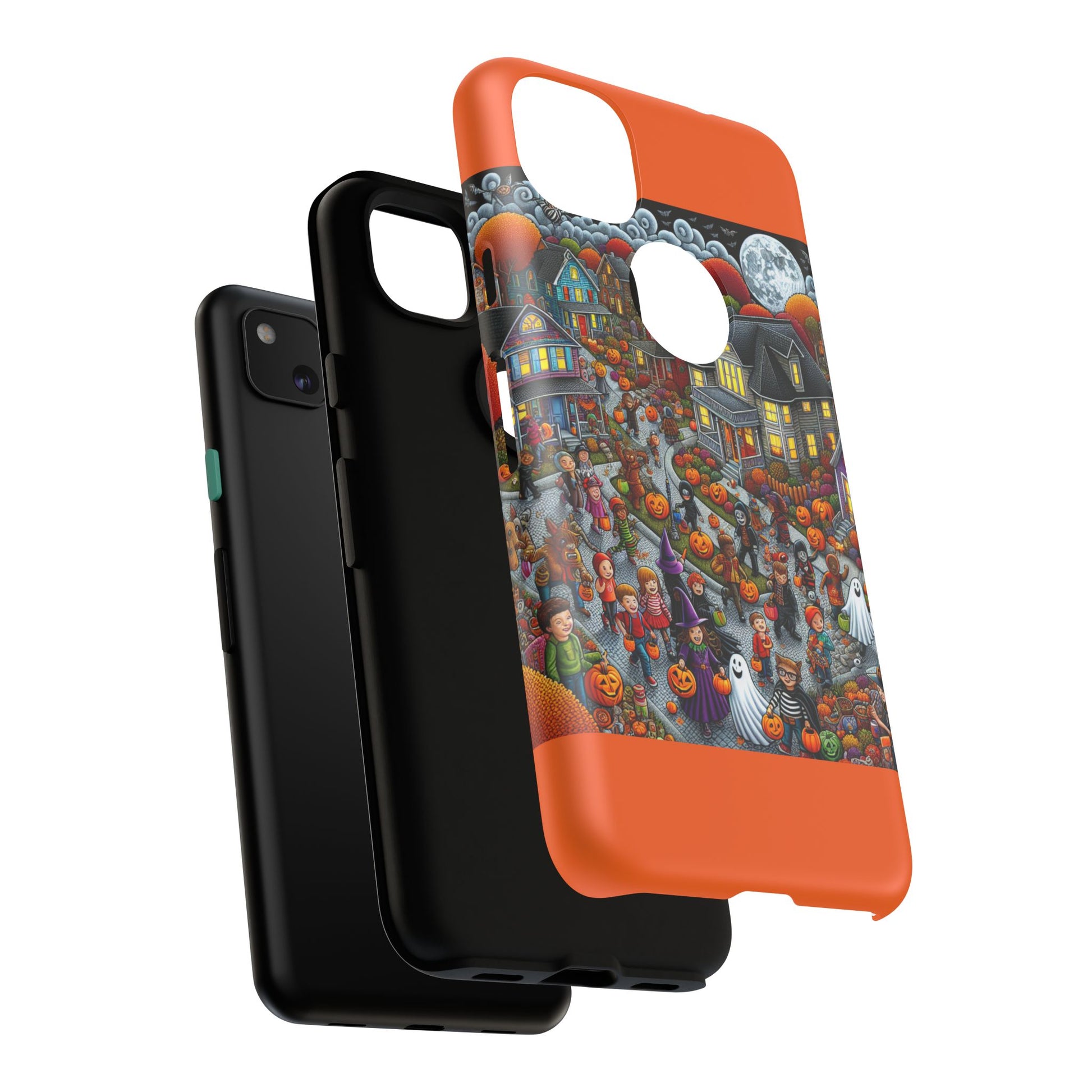 Halloween Phone Case, Tough Cases for Spooky Season, Fall Decor, Trick or Treat, Pumpkin Lovers, Ghost Design