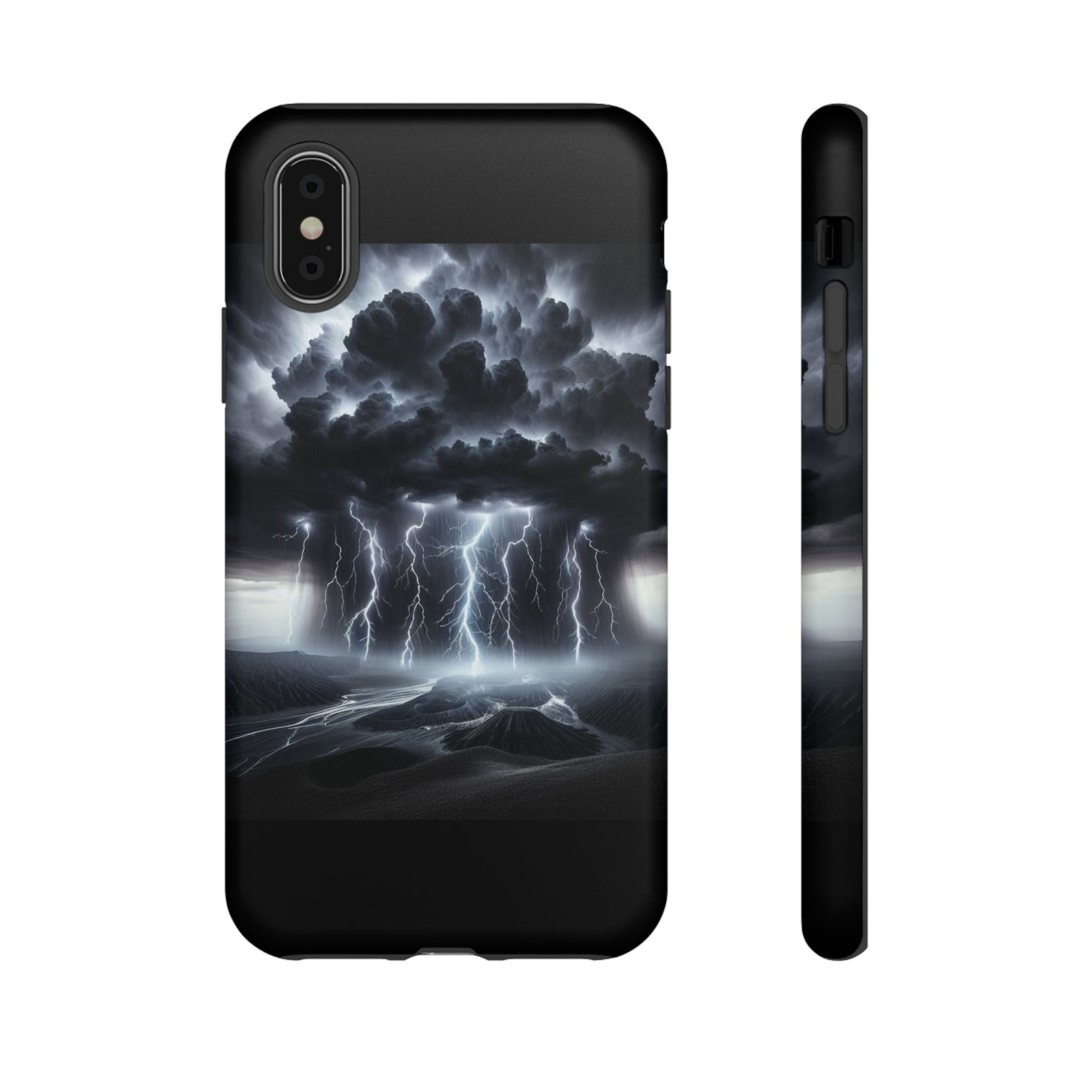 Tough Cases for the Bold: Stormy Thunder Phone Case, Lightning Protection, Durable Cover for Adventurers, Unique Gift for Nature [...]