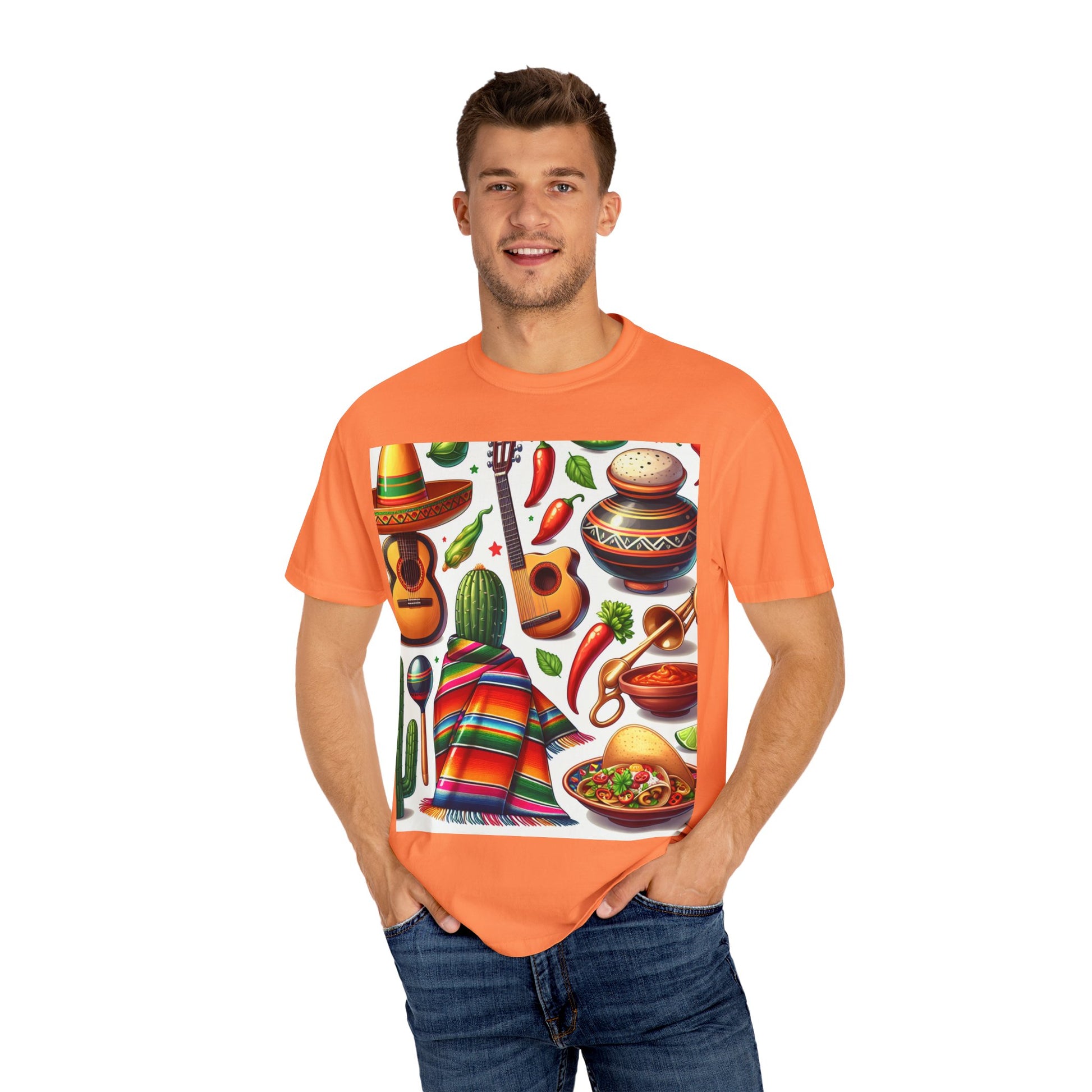 Vibrant Fiesta T-Shirt – Perfect for Celebrations! | Casual Tee, Summer Vibe, Music Festival, Gift Idea, Unisex Apparel