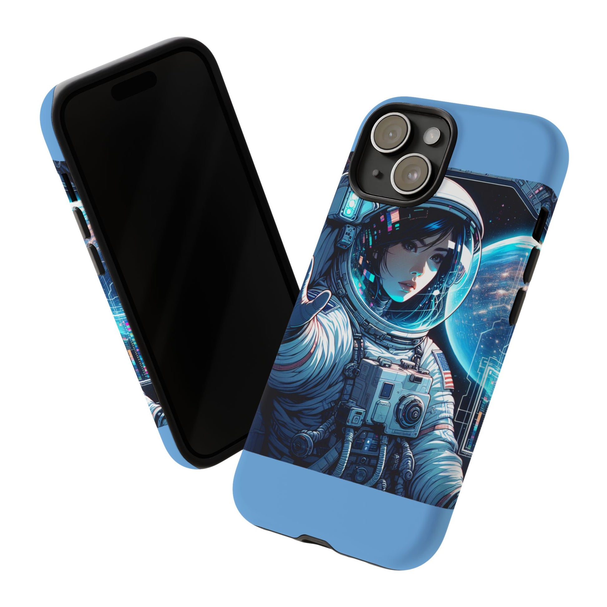 Astronaut Phone Case, Space-Themed Tough Case, Unique Gift for Science Lovers, Trendy Protection for Smartphones, Cool Tech Accessories