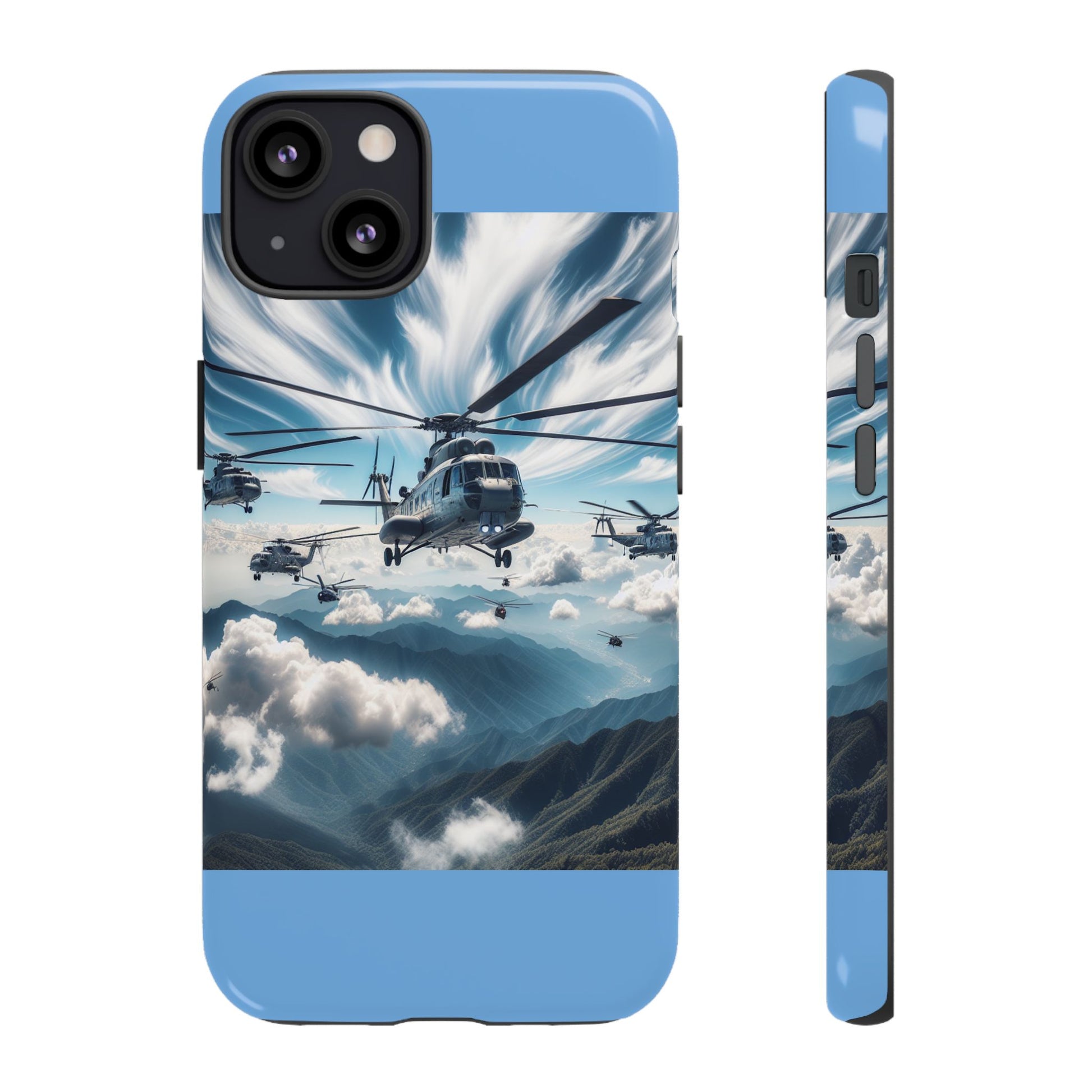 Tough Cases - Helicopter Design Phone Case, Military Style Cover, Unique Gift for Aviation Lovers, Durable Phone Protector, Hobbyist [...]