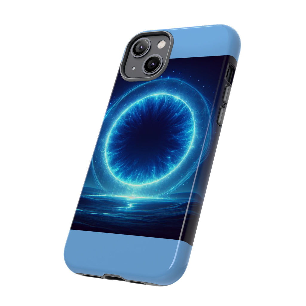 Blue Galaxy Phone Case, Tough Phone Cover, Cosmic Protection Case, Space Design, Gift for Space Lovers