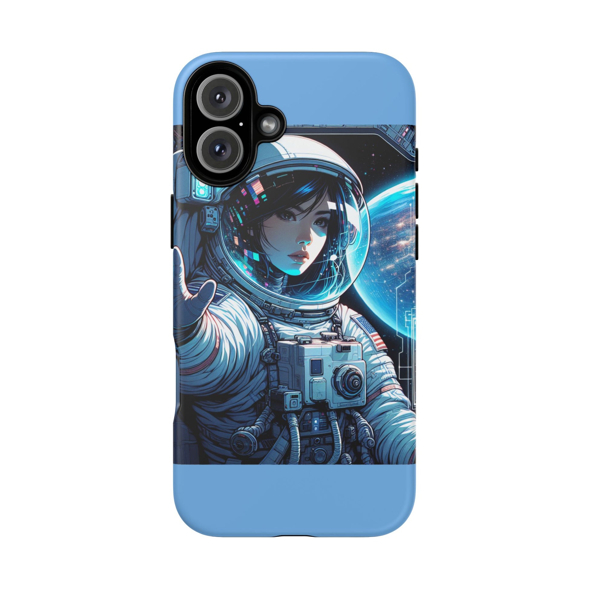 Astronaut Phone Case, Space-Themed Tough Case, Unique Gift for Science Lovers, Trendy Protection for Smartphones, Cool Tech Accessories