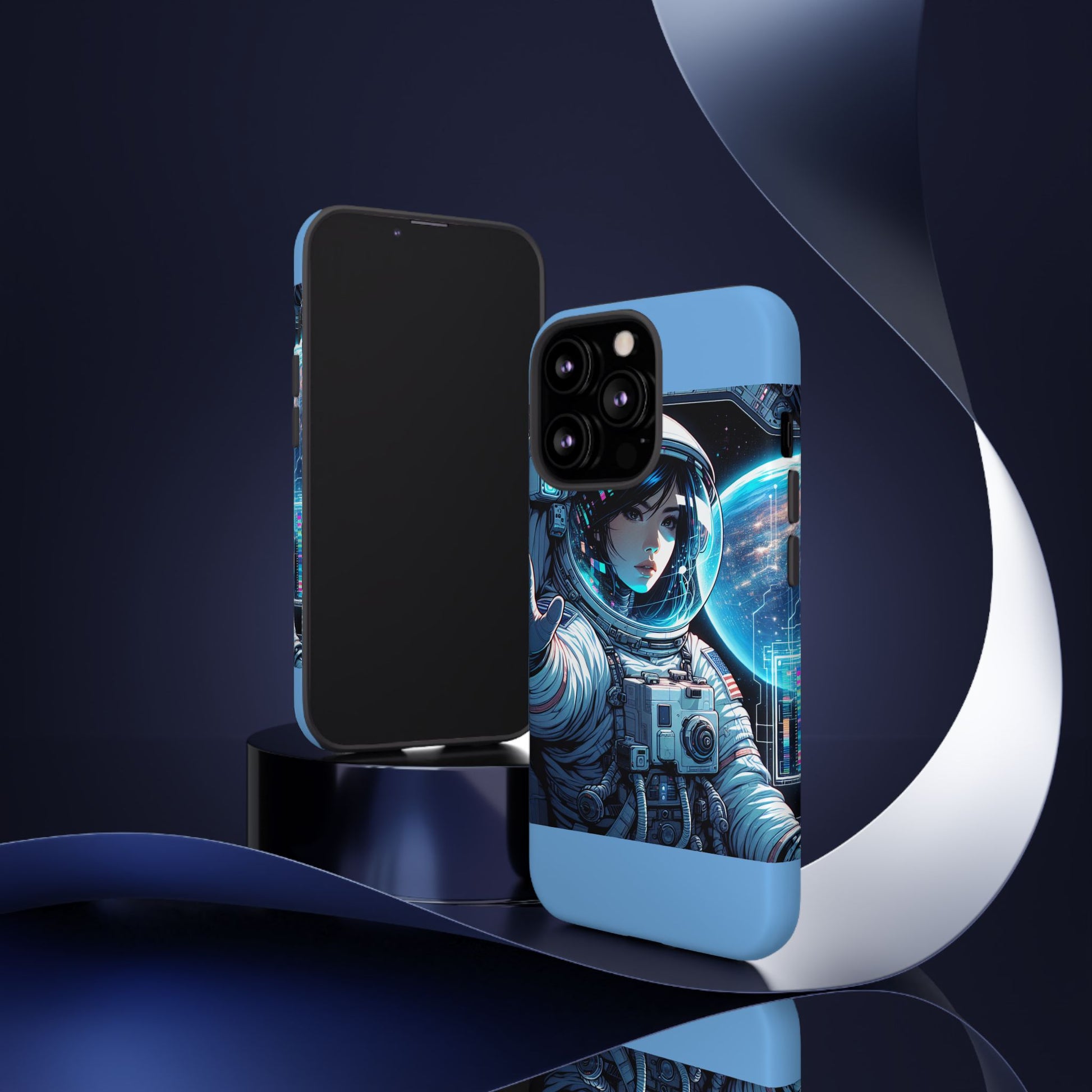 Astronaut Phone Case, Space-Themed Tough Case, Unique Gift for Science Lovers, Trendy Protection for Smartphones, Cool Tech Accessories