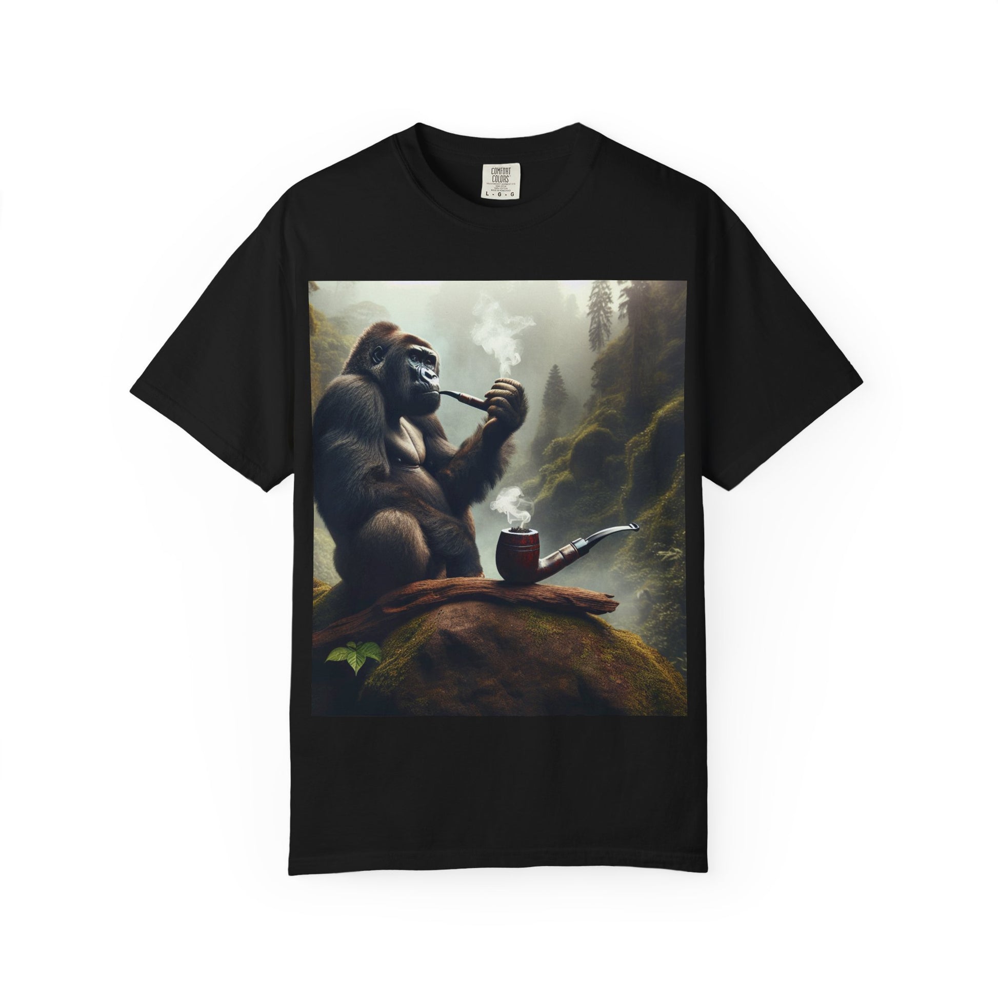 Chill Gorilla Tee - Unisex Garment-Dyed T-shirt, Unique Graphic Tee, Casual Wear, Birthday Gift, Eco-friendly Apparel