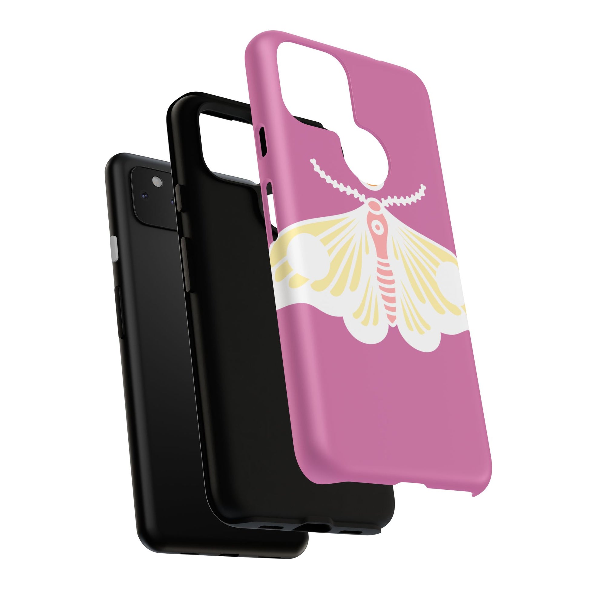 Colorful Moth Phone Case | Tough Cases for iPhone, Unique Gift, Nature Lovers, Boho Style, Trendy Accessories