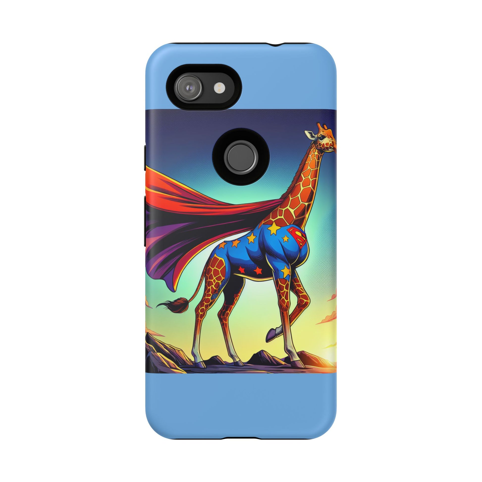 Superhero Giraffe Phone Case | Tough Cases, Unique Gifts, Animal Lover Accessories, Fun Tech Protectors, Cute Phone Covers, Birthday Gift