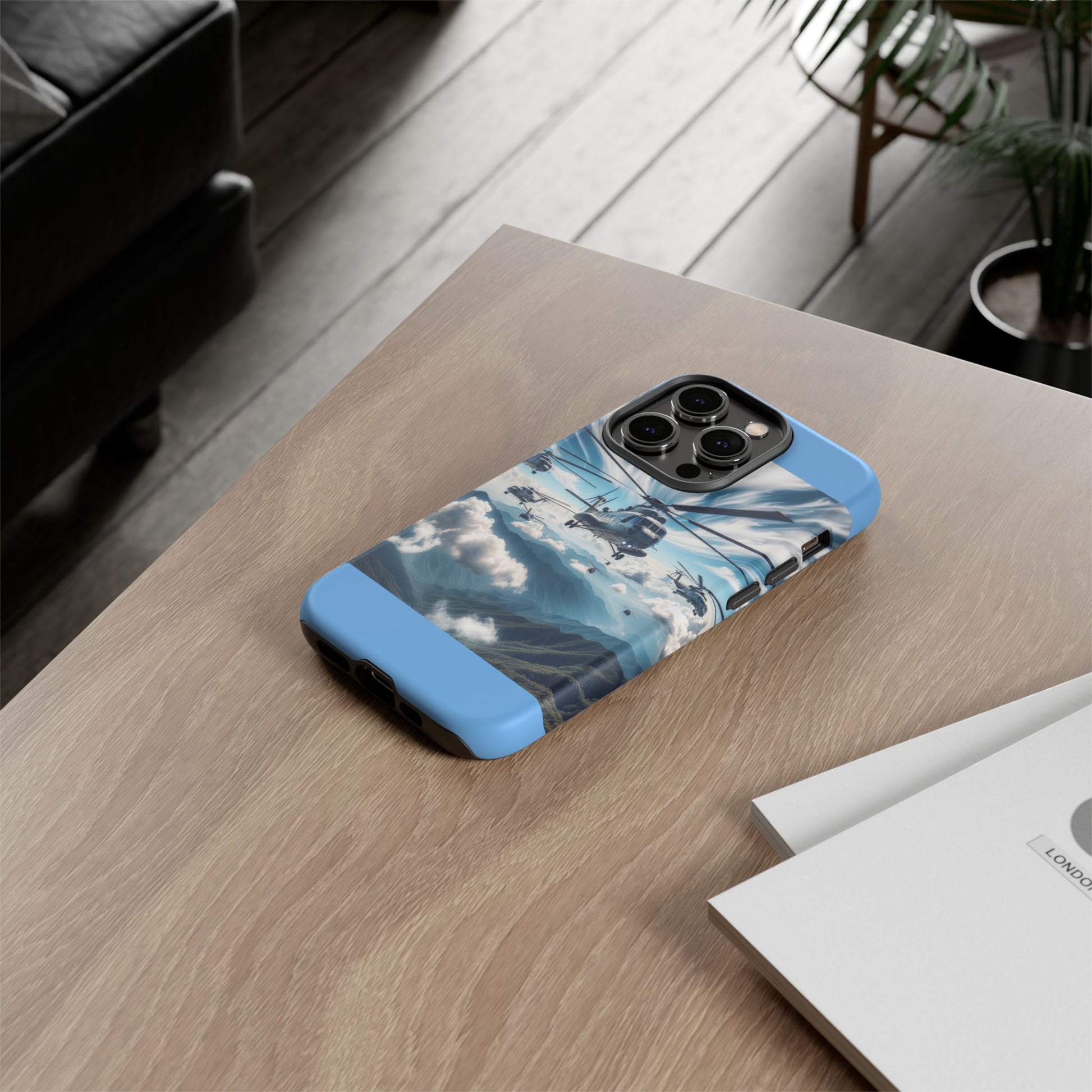 Tough Cases - Helicopter Design Phone Case, Military Style Cover, Unique Gift for Aviation Lovers, Durable Phone Protector, Hobbyist [...]