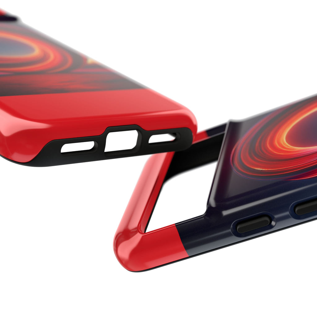 Vibrant Phone Case with Abstract Design, Tough Cases for Tech Lovers, Sleek Protection, Gift for Friends, Customizable Mobile Accessory