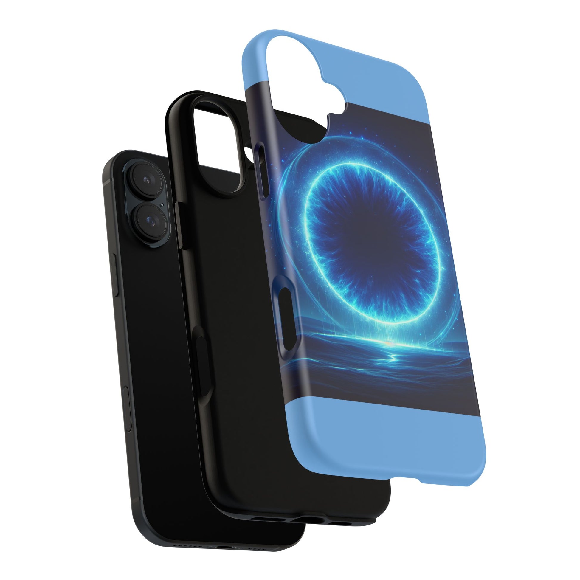 Blue Galaxy Phone Case, Tough Phone Cover, Cosmic Protection Case, Space Design, Gift for Space Lovers