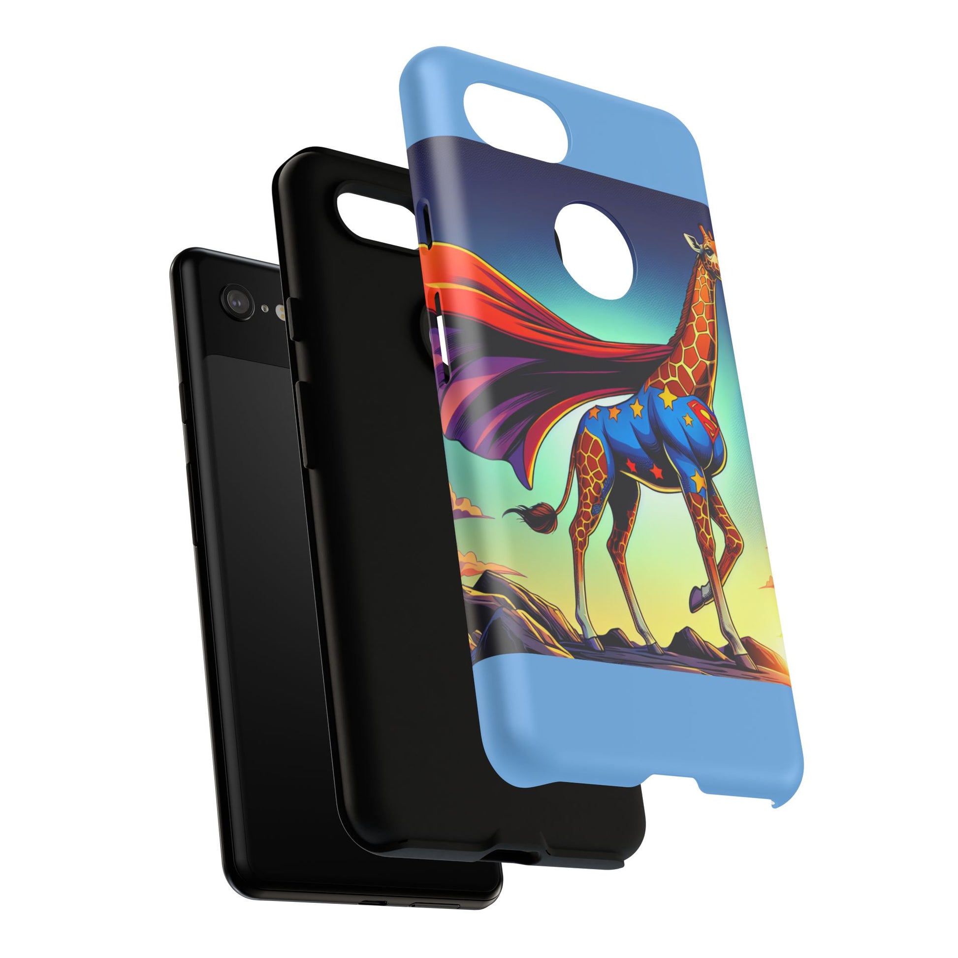 Superhero Giraffe Phone Case | Tough Cases, Unique Gifts, Animal Lover Accessories, Fun Tech Protectors, Cute Phone Covers, Birthday Gift