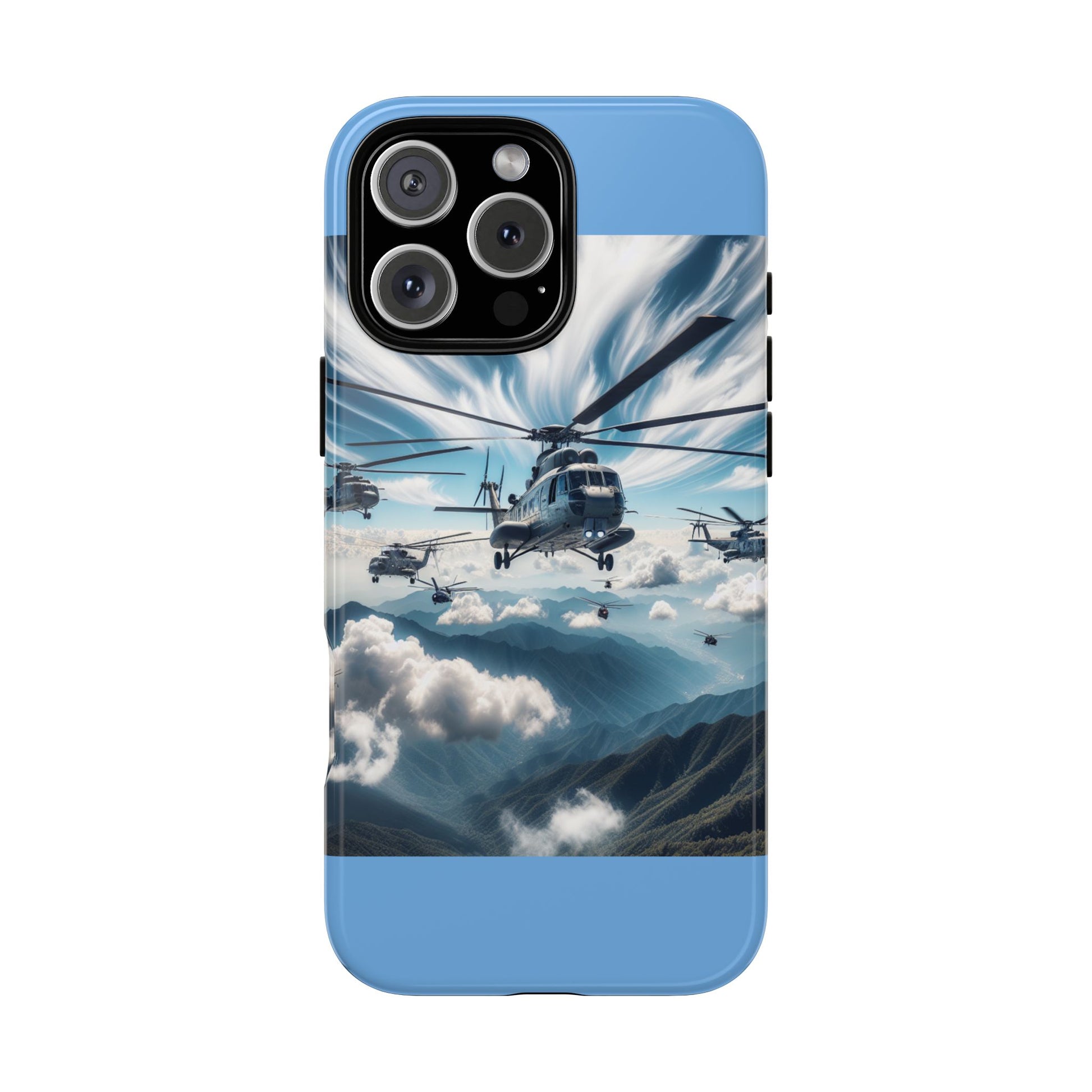 Tough Cases - Helicopter Design Phone Case, Military Style Cover, Unique Gift for Aviation Lovers, Durable Phone Protector, Hobbyist [...]