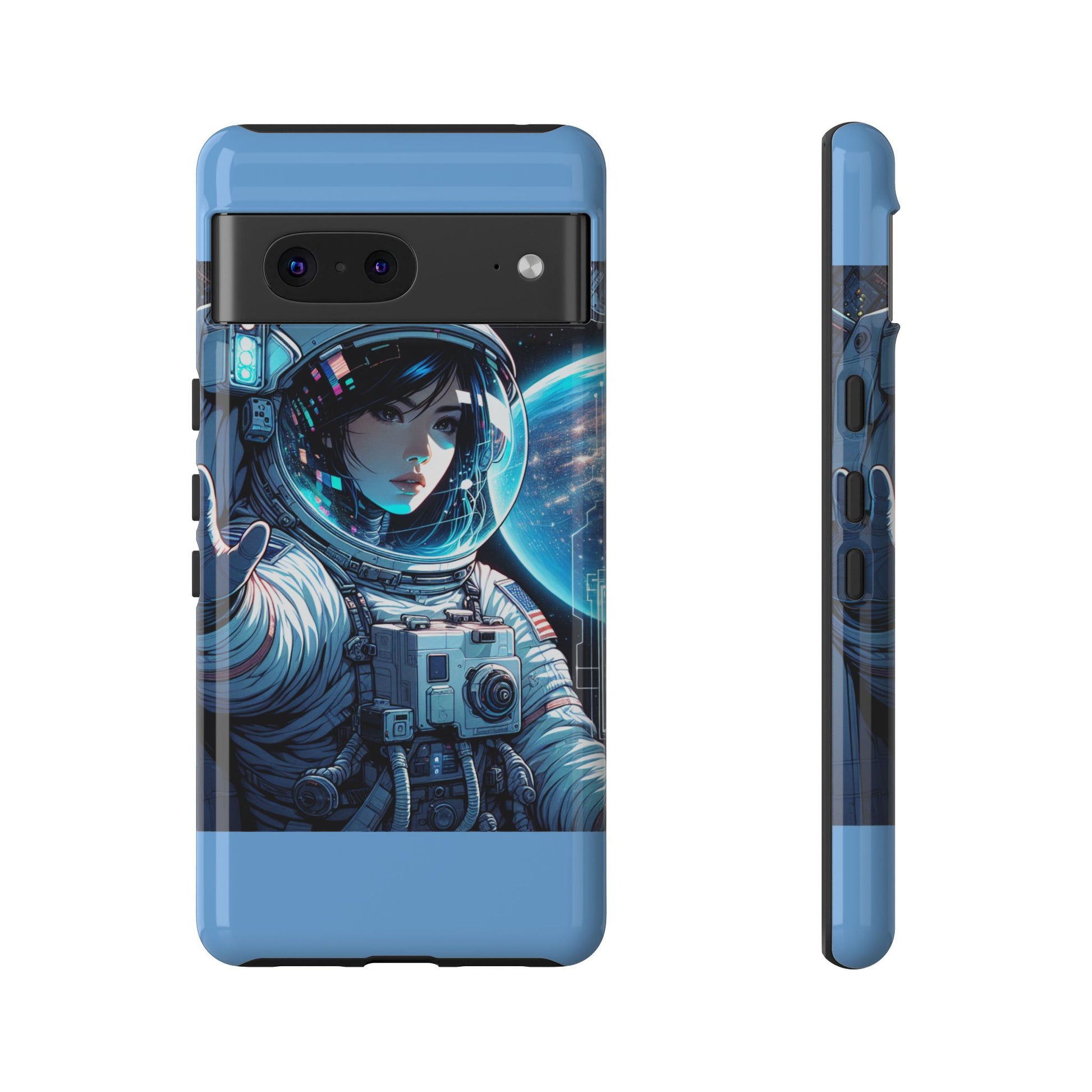Astronaut Phone Case, Space-Themed Tough Case, Unique Gift for Science Lovers, Trendy Protection for Smartphones, Cool Tech Accessories