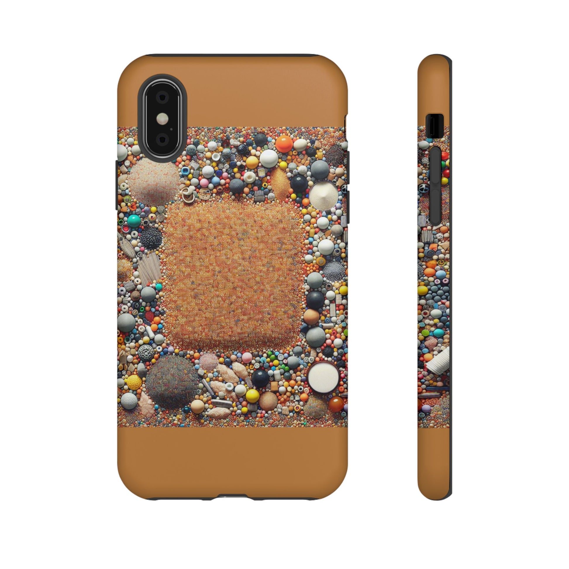 Colorful Phone Case with Unique Texture, Tough Case, Phone Accessory, Trendy Design, Gift for Tech Lovers, Durable Protection