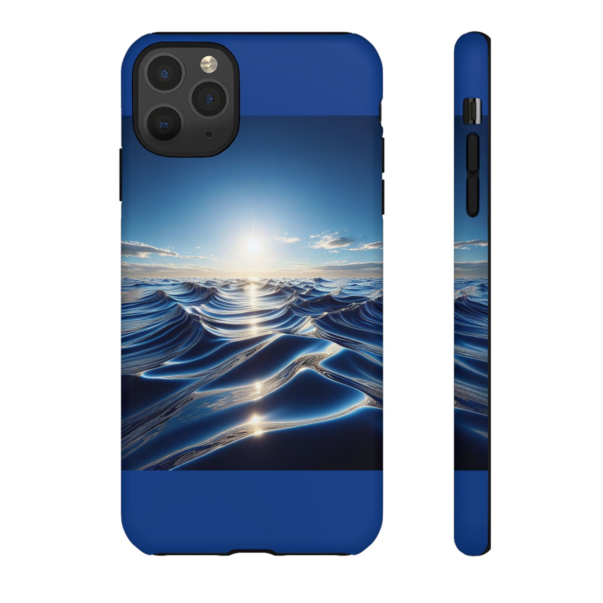 Ocean Wave Phone Case, Tough Phone Cover, Stylish Cell Case, Gift for Beach Lovers, Customizable Phone Accessory