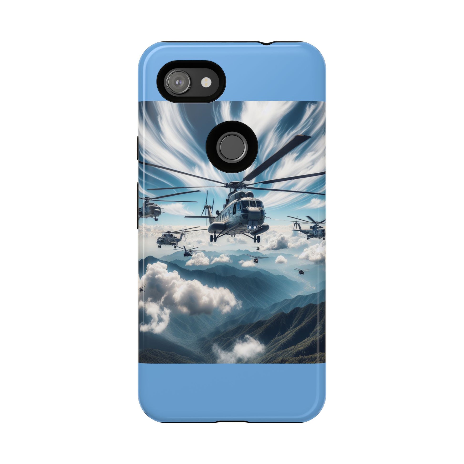 Tough Cases - Helicopter Design Phone Case, Military Style Cover, Unique Gift for Aviation Lovers, Durable Phone Protector, Hobbyist [...]
