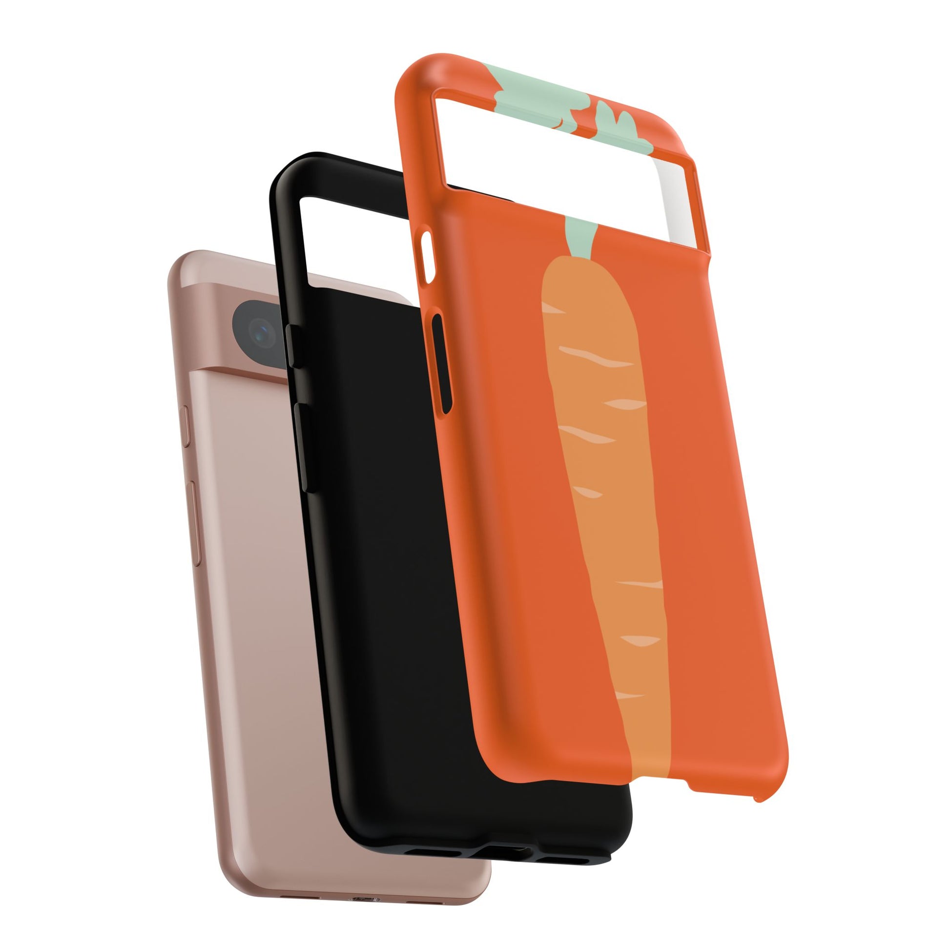 Tough Cases Carrot Phone Case, Cute Smartphone Cover, Fun Gift for Garden Lovers, Fall Decor, Vegan Accessories, Colorful Case