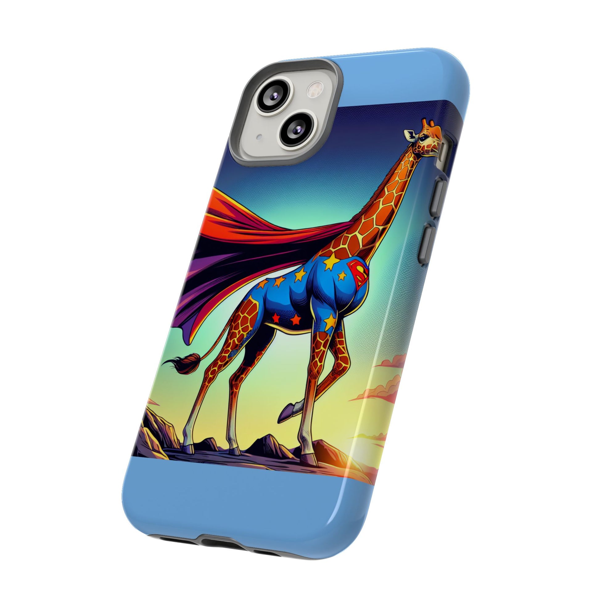 Superhero Giraffe Phone Case | Tough Cases, Unique Gifts, Animal Lover Accessories, Fun Tech Protectors, Cute Phone Covers, Birthday Gift
