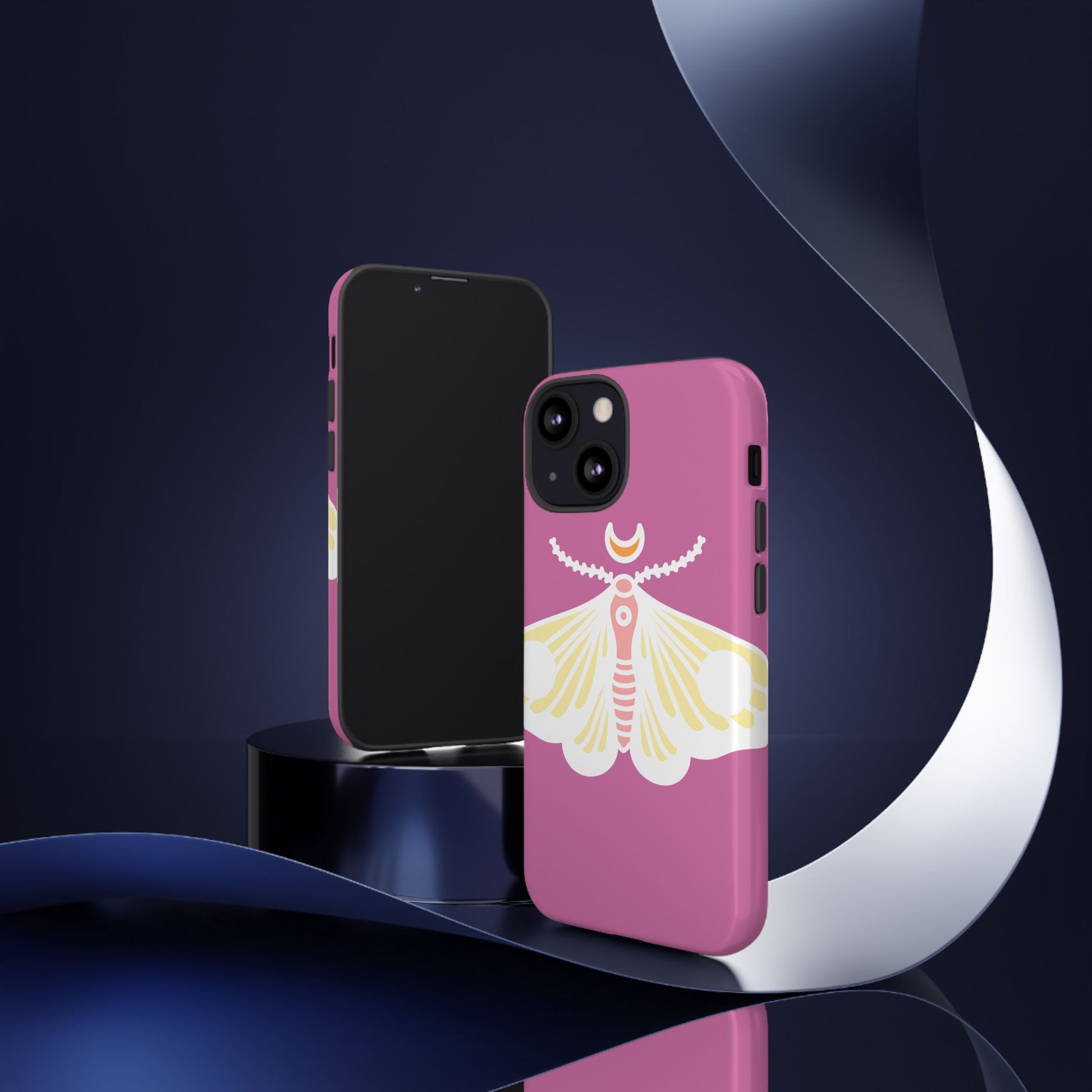 Colorful Moth Phone Case | Tough Cases for iPhone, Unique Gift, Nature Lovers, Boho Style, Trendy Accessories