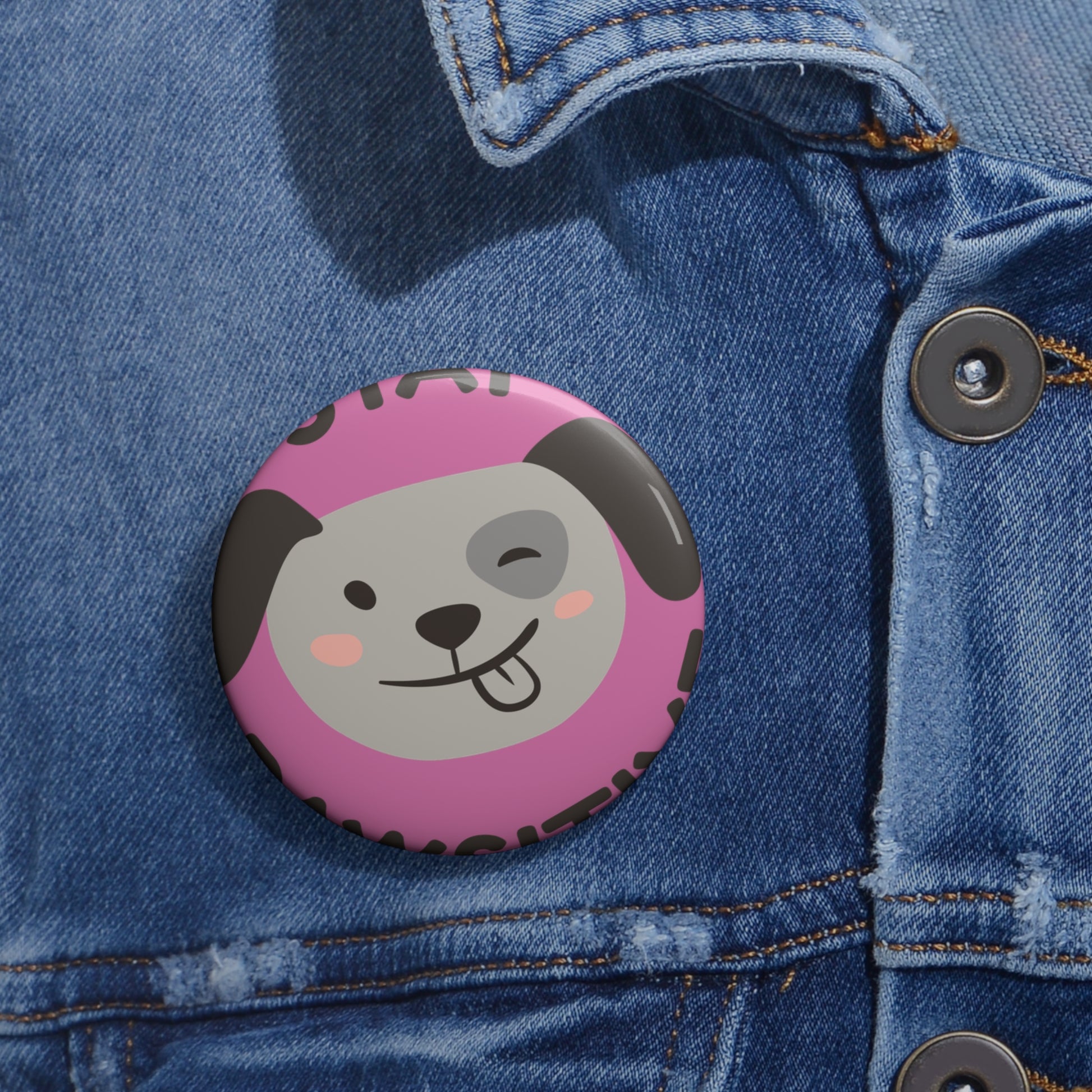 Custom Dog Themed Pin Buttons, Cute Badge Pins for Dog Lovers, Fun Accessories for Jacket, Backpack, Pet Lovers Gifts, Animal Pins