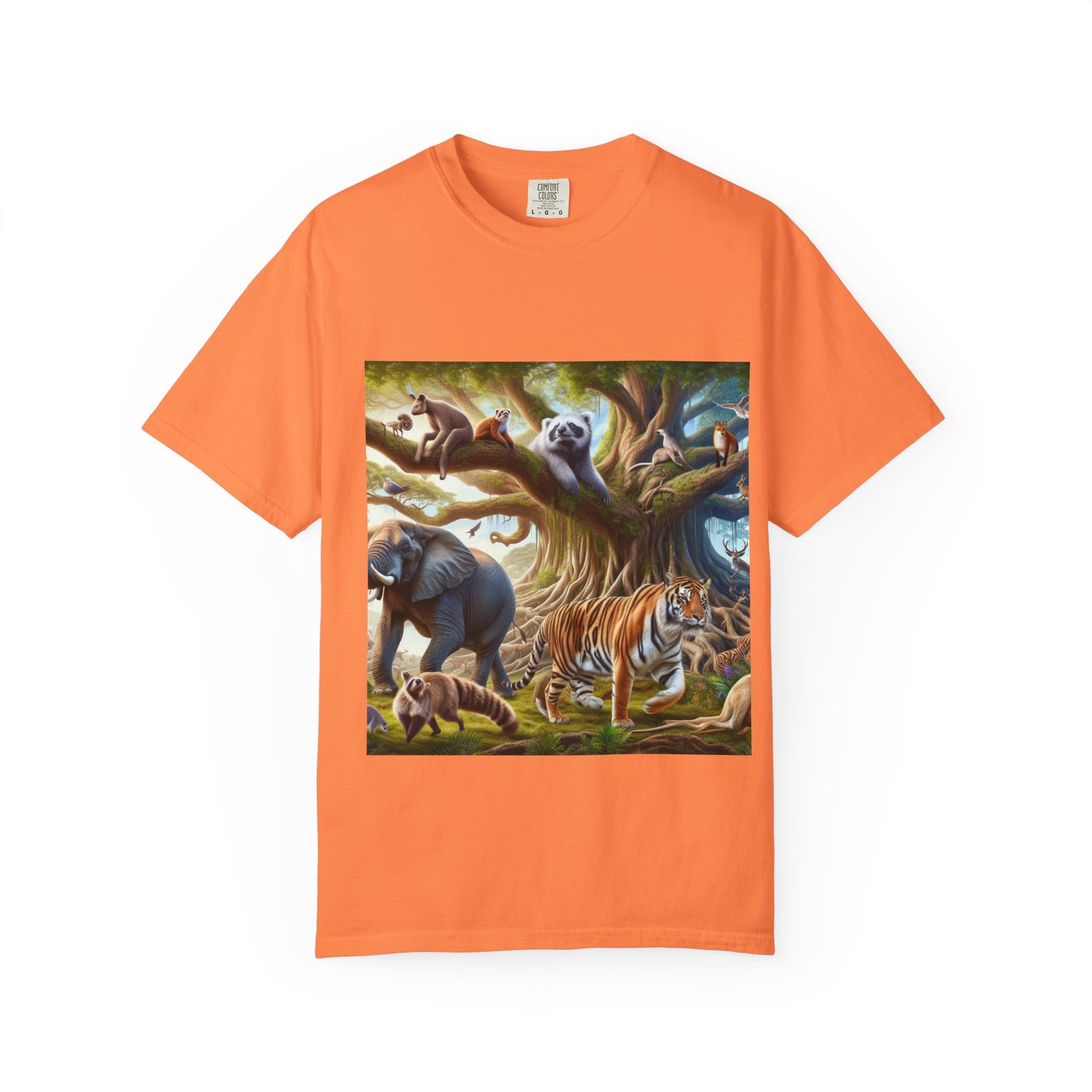 Wildlife Adventure T-Shirt - Unisex Nature Tee for Animal Lovers, Eco-Friendly Gift, Casual Wear, Festival & Summer Outing