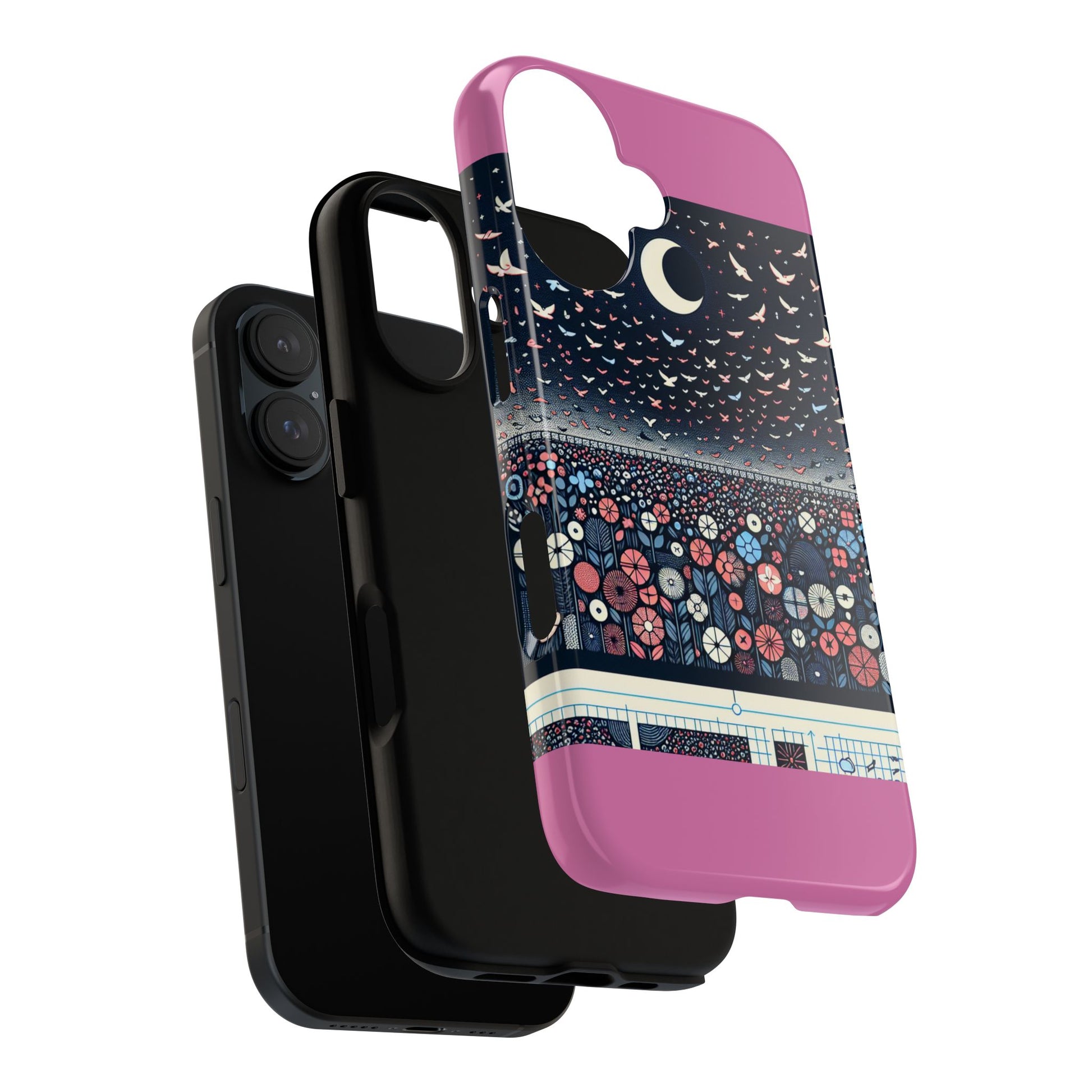 Floral Phone Case, Tough Cases for iPhone, Nature-Inspired Design, Gift for Her, Stylish Protection, Trending Accessory