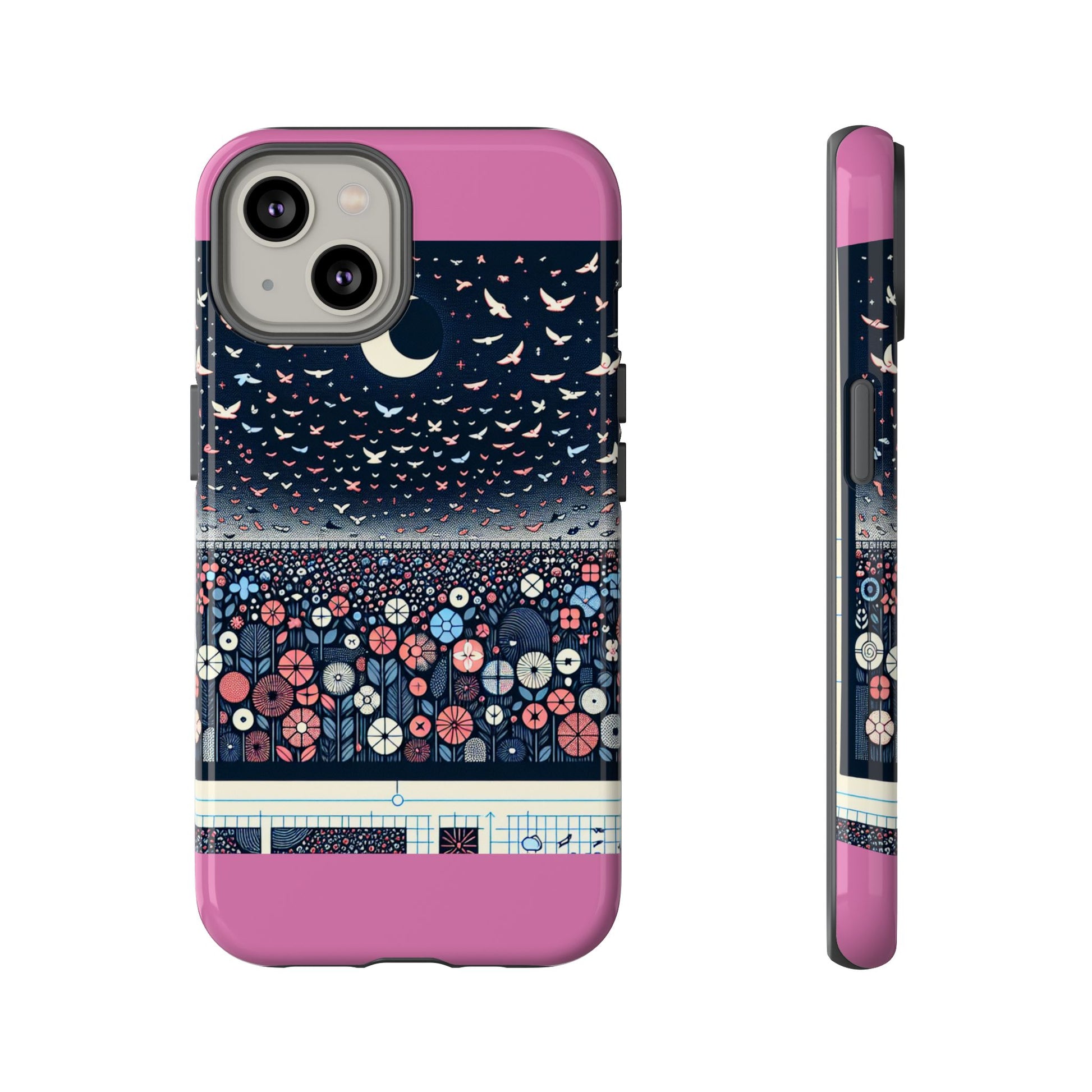 Floral Phone Case, Tough Cases for iPhone, Nature-Inspired Design, Gift for Her, Stylish Protection, Trending Accessory