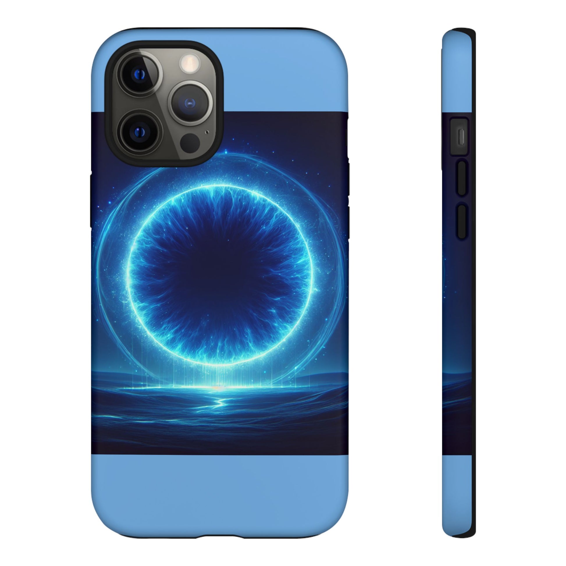 Blue Galaxy Phone Case, Tough Phone Cover, Cosmic Protection Case, Space Design, Gift for Space Lovers