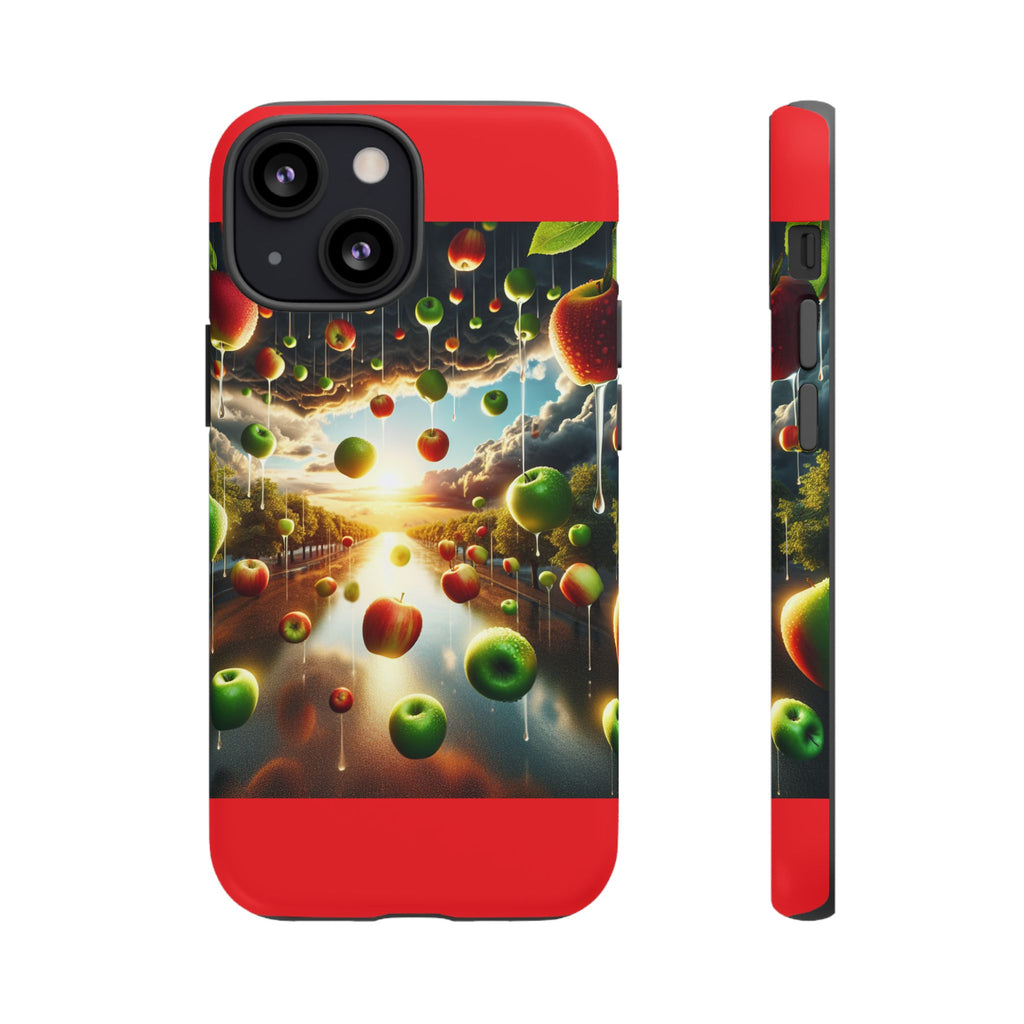 Vibrant Phone Case with Artistic Apple Design, Unique Gift for Art Lovers, Trendy Accessory for Any Occasion, Stylish Smartphone Cover