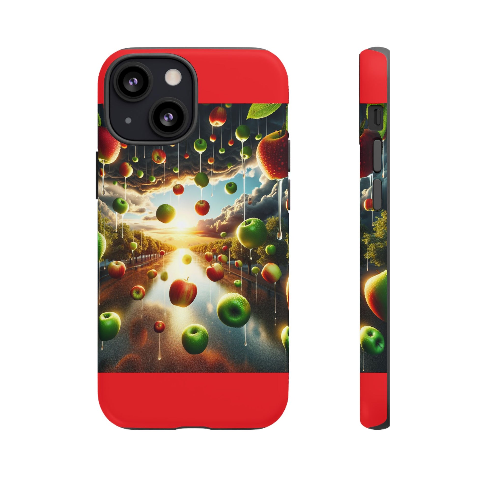 Vibrant Phone Case with Artistic Apple Design, Unique Gift for Art Lovers, Trendy Accessory for Any Occasion, Stylish Smartphone Cover