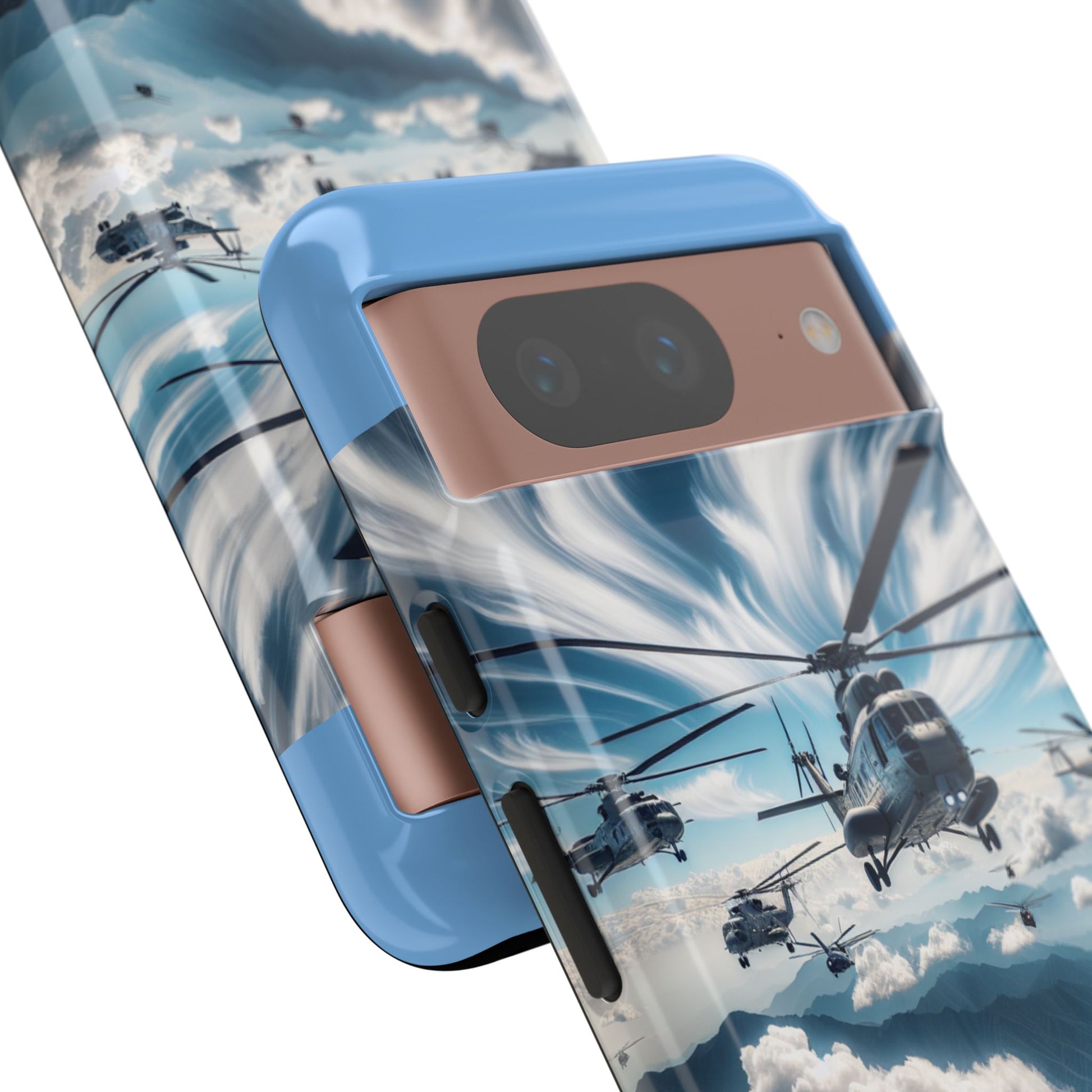 Tough Cases - Helicopter Design Phone Case, Military Style Cover, Unique Gift for Aviation Lovers, Durable Phone Protector, Hobbyist [...]