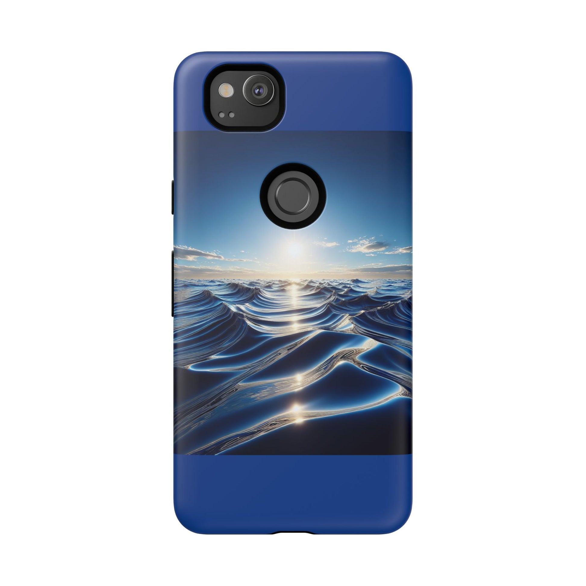 Ocean Wave Phone Case, Tough Phone Cover, Stylish Cell Case, Gift for Beach Lovers, Customizable Phone Accessory