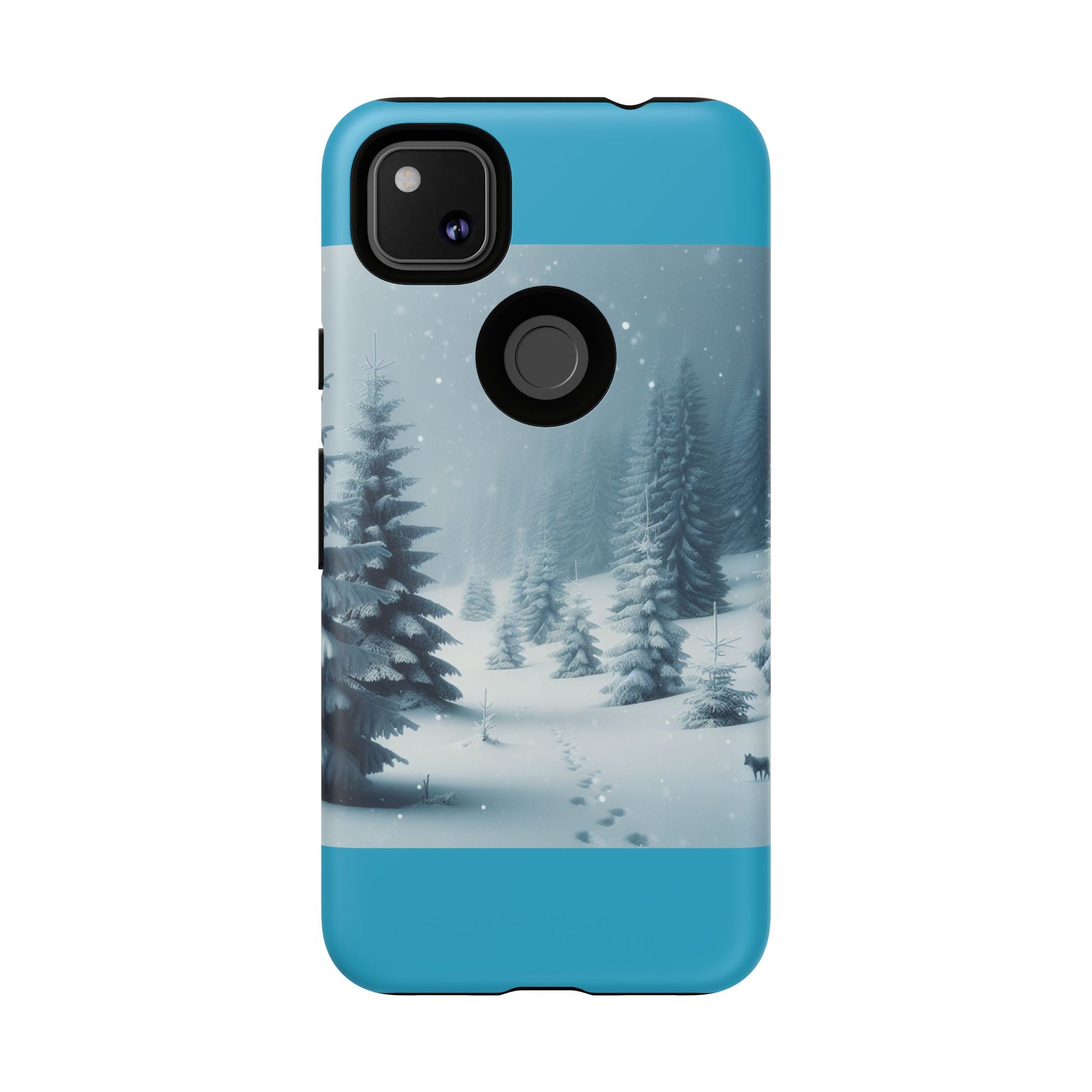 Winter Forest Phone Case, Tough Cases for iPhone, Snowy Landscape Design, Nature Lover Gift, Holiday Accessories
