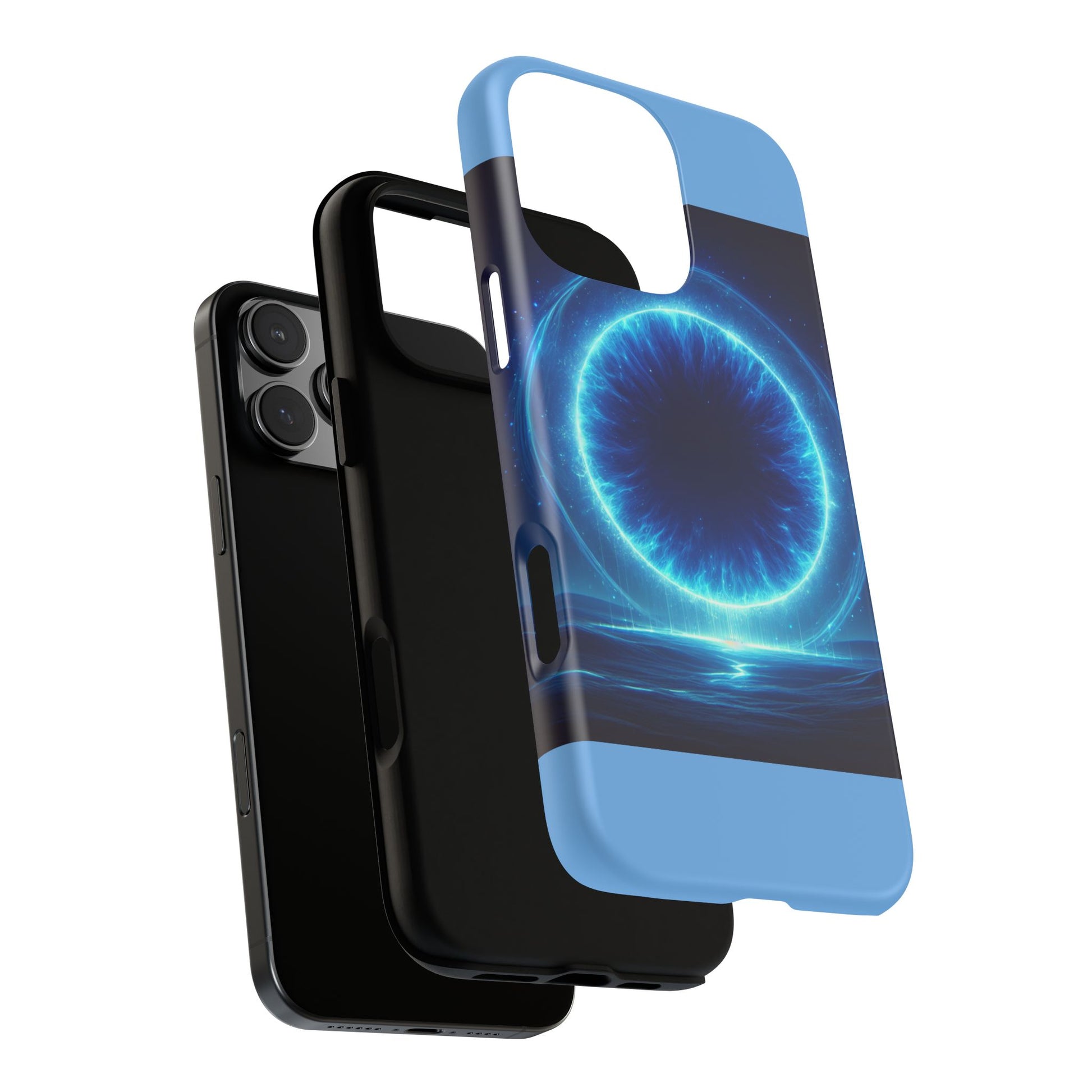Blue Galaxy Phone Case, Tough Phone Cover, Cosmic Protection Case, Space Design, Gift for Space Lovers