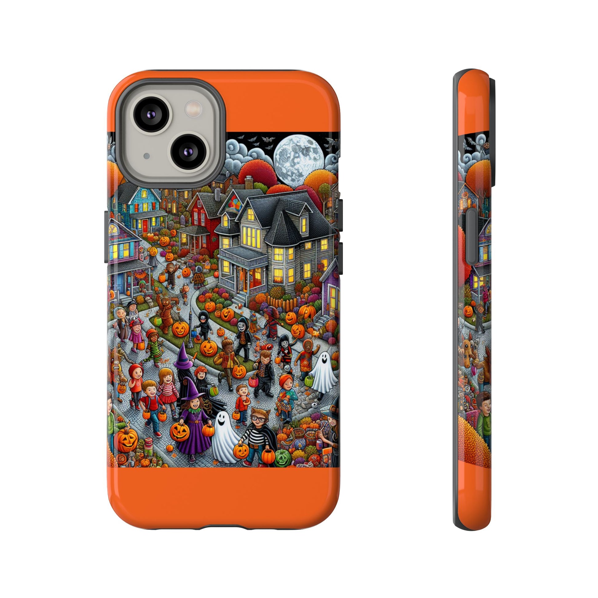 Halloween Phone Case, Tough Cases for Spooky Season, Fall Decor, Trick or Treat, Pumpkin Lovers, Ghost Design