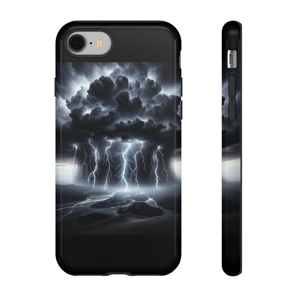 Tough Cases for the Bold: Stormy Thunder Phone Case, Lightning Protection, Durable Cover for Adventurers, Unique Gift for Nature [...]