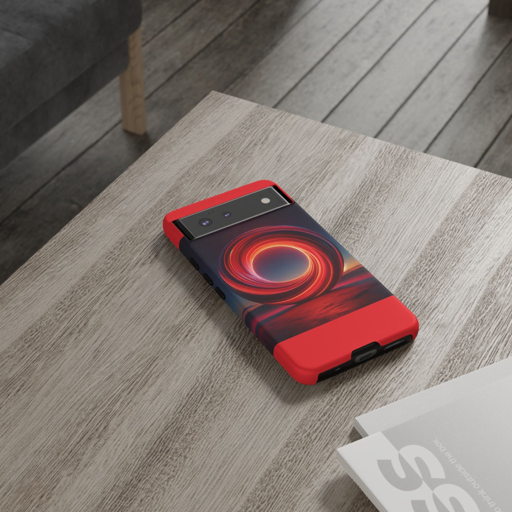 Vibrant Phone Case with Abstract Design, Tough Cases for Tech Lovers, Sleek Protection, Gift for Friends, Customizable Mobile Accessory