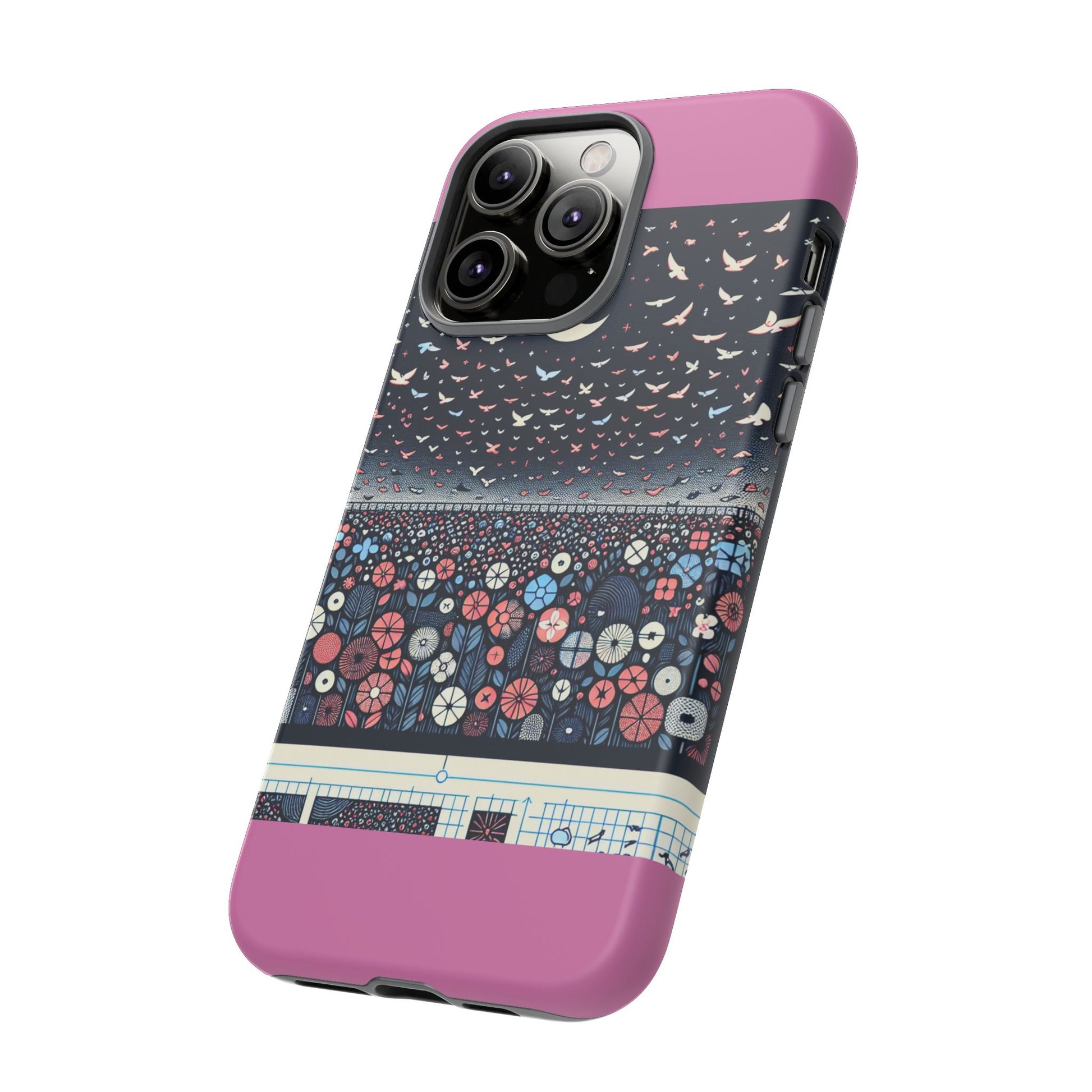 Floral Phone Case, Tough Cases for iPhone, Nature-Inspired Design, Gift for Her, Stylish Protection, Trending Accessory