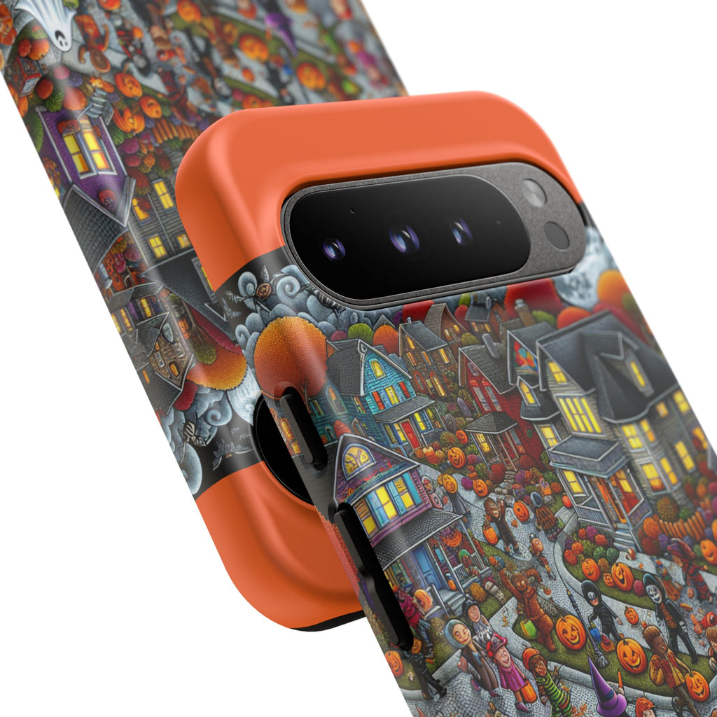 Halloween Phone Case, Tough Cases for Spooky Season, Fall Decor, Trick or Treat, Pumpkin Lovers, Ghost Design