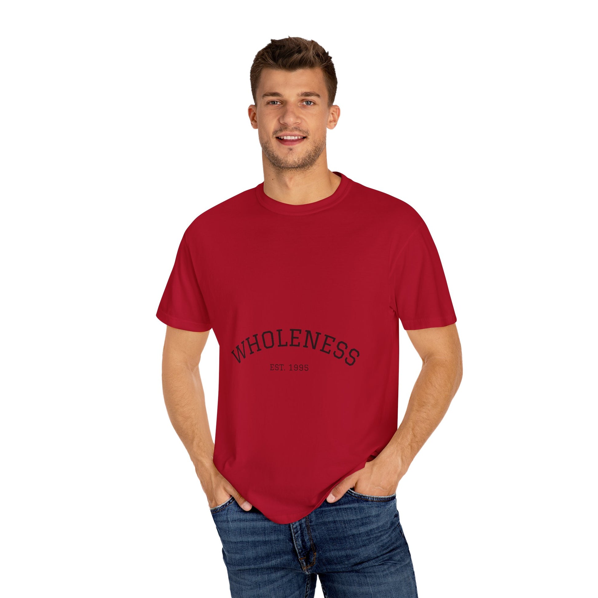 Garment-Dyed T-shirt for Comfort & Style, Unisex Tee for Everyday Wear, Gift for Mindfulness, Positive Vibes, Casual Style, Wholeness Design