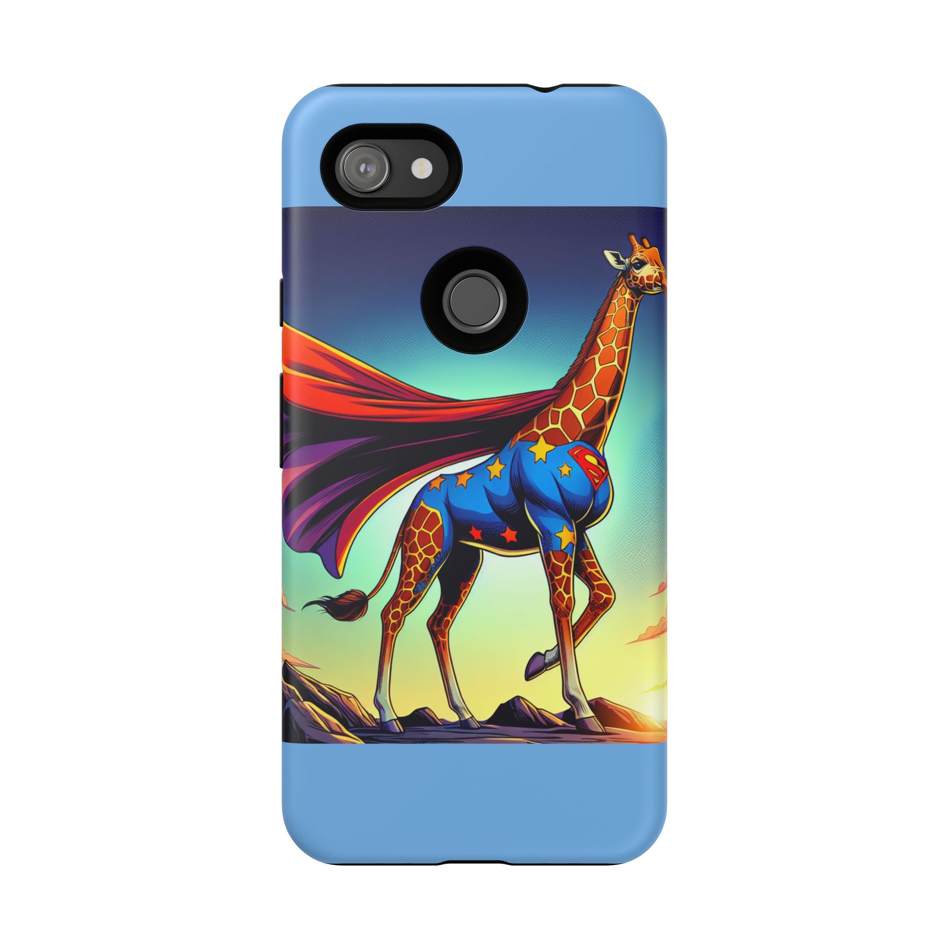 Superhero Giraffe Phone Case | Tough Cases, Unique Gifts, Animal Lover Accessories, Fun Tech Protectors, Cute Phone Covers, Birthday Gift