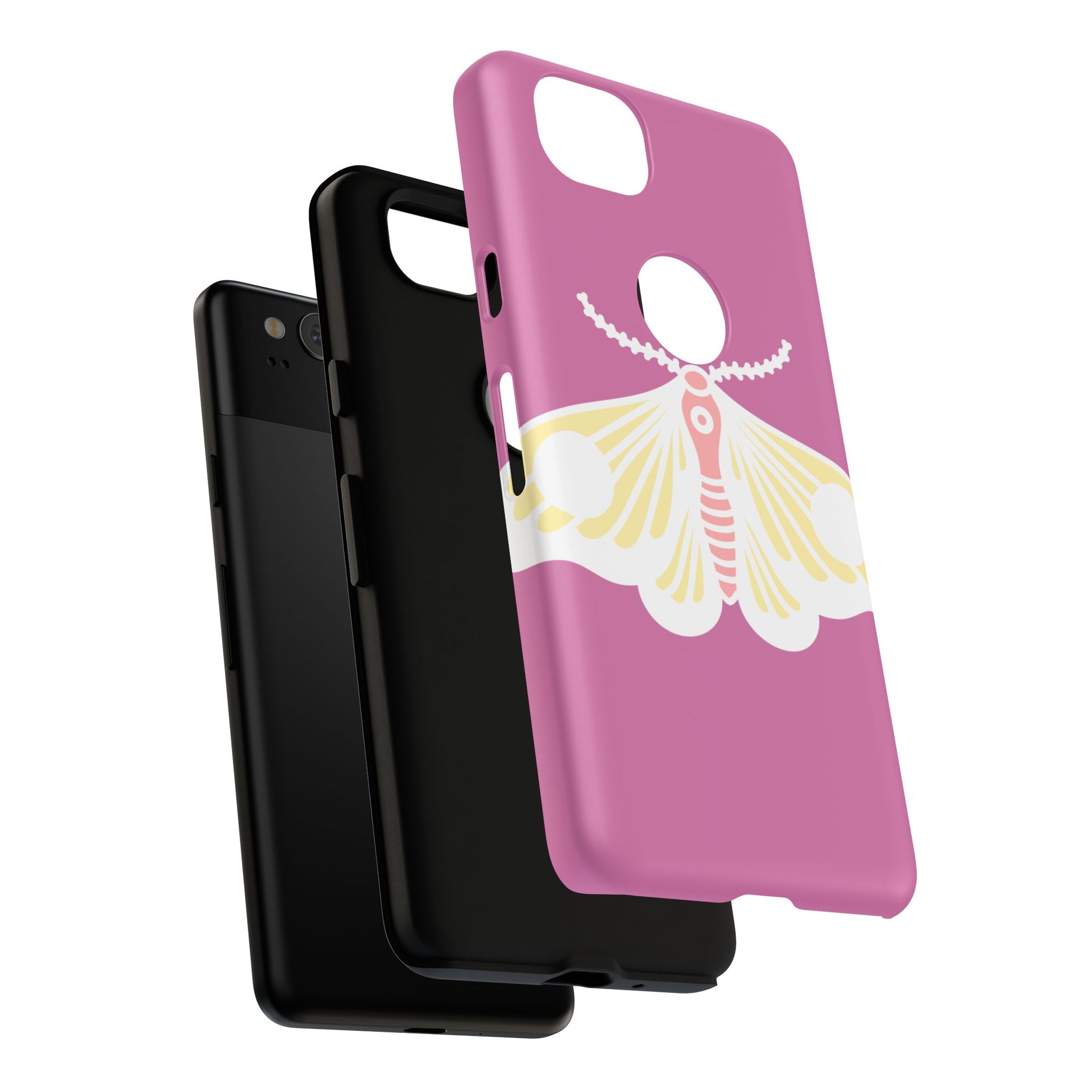 Colorful Moth Phone Case | Tough Cases for iPhone, Unique Gift, Nature Lovers, Boho Style, Trendy Accessories